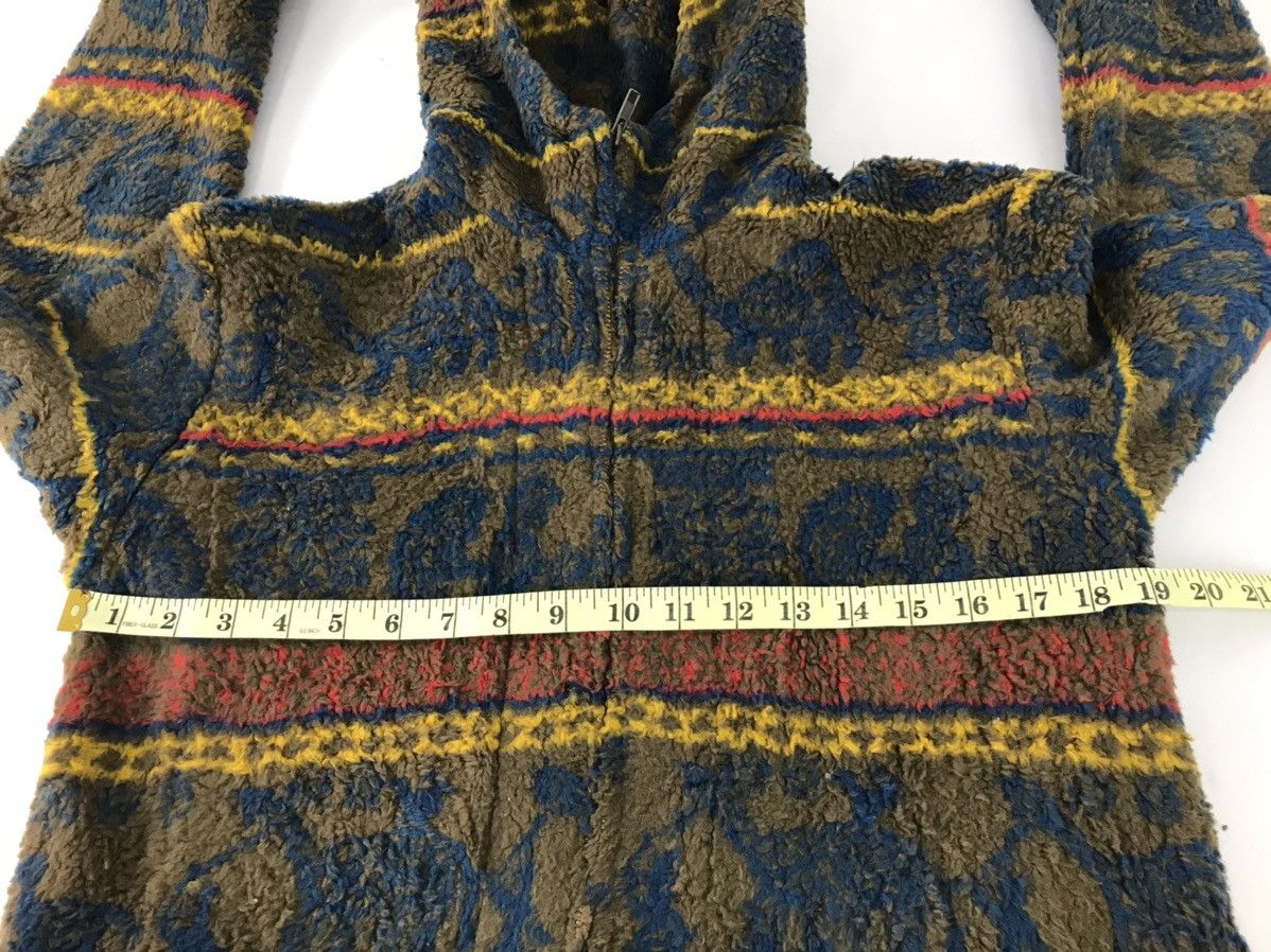 Issey Miyake × Japanese Brand Nē-net Issey Miyake Fluffy Fleece Abstract Safari Zip Up Size S / US 4 / IT 40 - 9 Thumbnail
