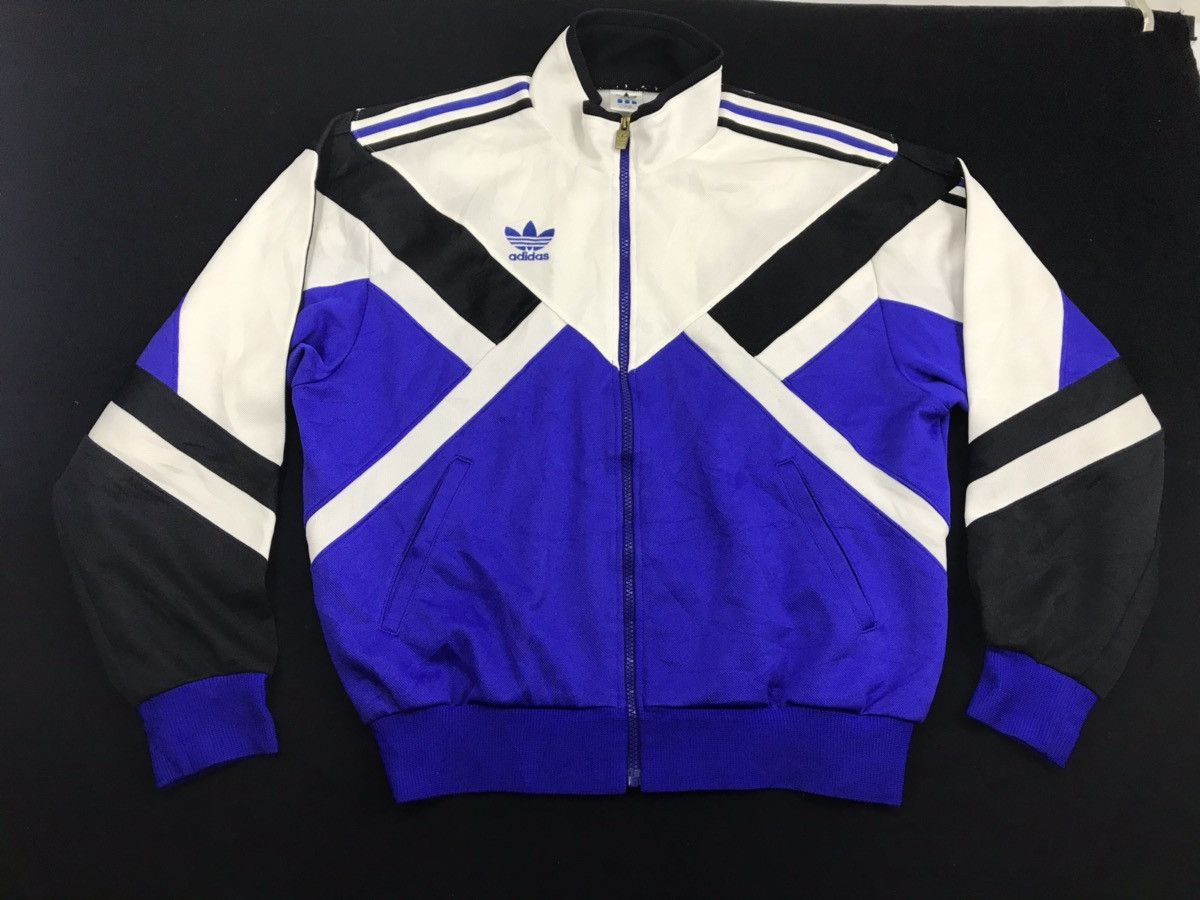 Adidas × Vintage Vintage 90s TRAINER ADIDAS JACKET MULTICOLOUR COLOUR BLOK Size US L / EU 52-54 / 3 - 1 Thumbnail