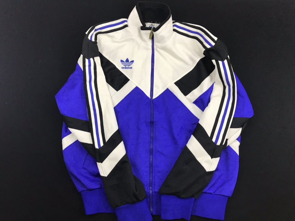 Adidas × Vintage Vintage 90s TRAINER ADIDAS JACKET MULTICOLOUR COLOUR BLOK Size US L / EU 52-54 / 3 - 3 Thumbnail