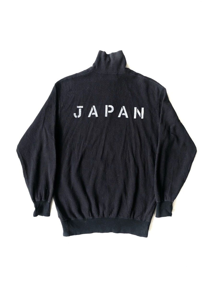 Comme des Garcons × Comme des Garcons Homme Deux × Rei Kawakubo 1989 Comme des Garçons 🇯🇵 Staff Mock Neck Pullover Size US M / EU 48-50 / 2 - 2 Thumbnail
