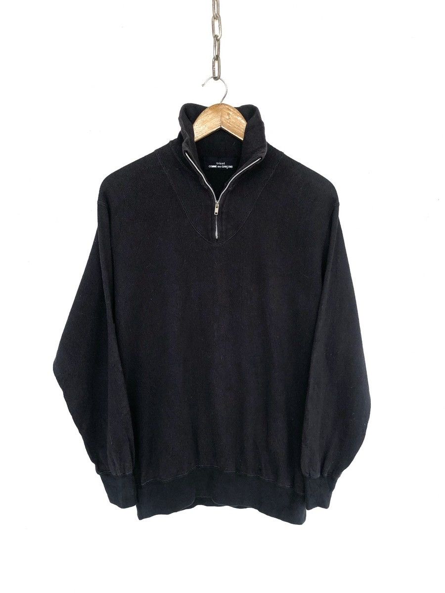 Comme des Garcons × Comme des Garcons Homme Deux × Rei Kawakubo 1989 Comme des Garçons 🇯🇵 Staff Mock Neck Pullover Size US M / EU 48-50 / 2 - 3 Thumbnail