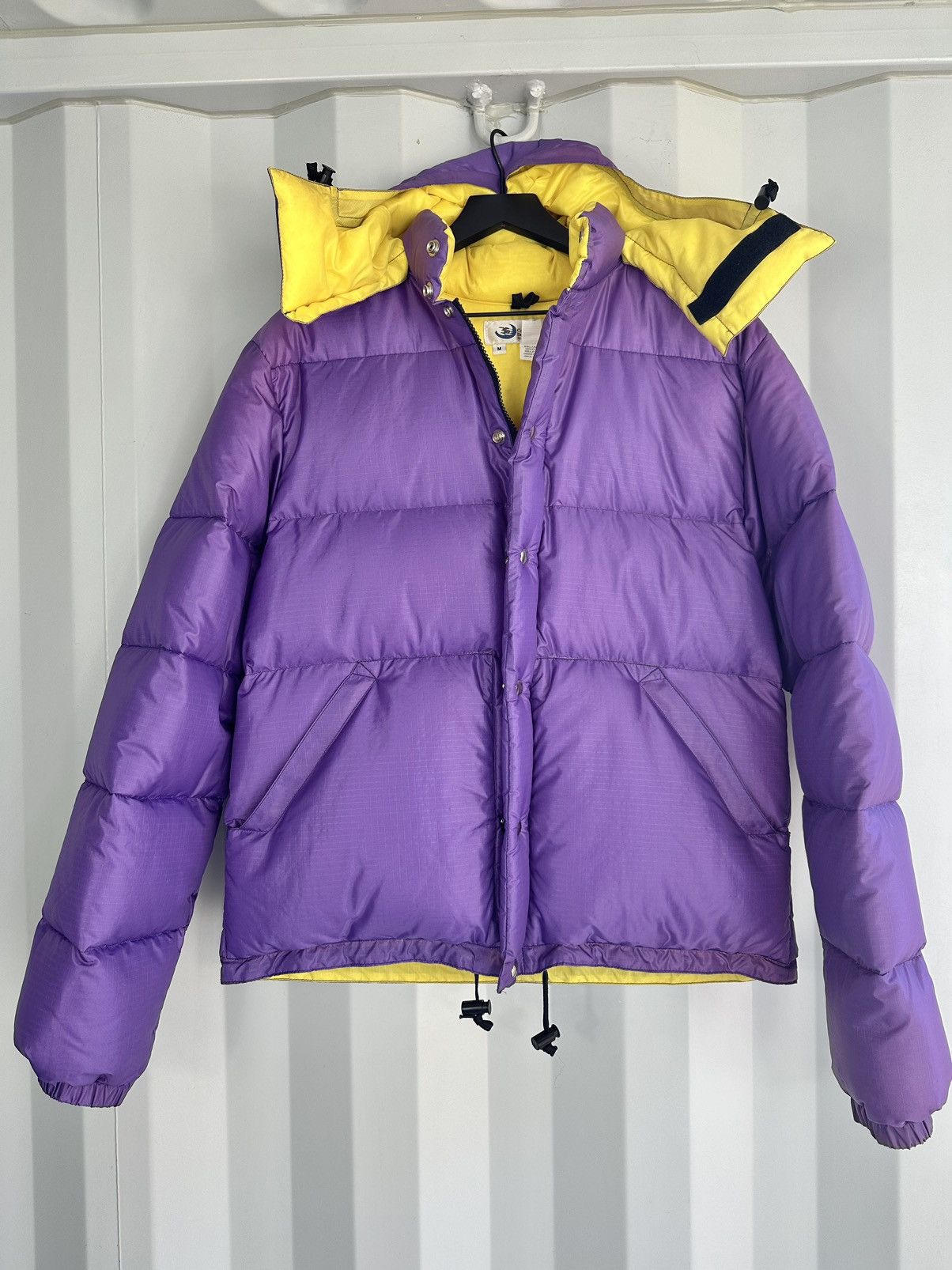 Down Sweater Puffer Jacket Purple