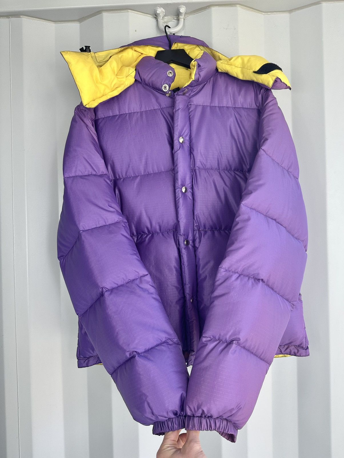 Crescent Down Works Down Sweater Puffer Jacket Purple Size US M / EU 48-50 / 2 - 2 Thumbnail
