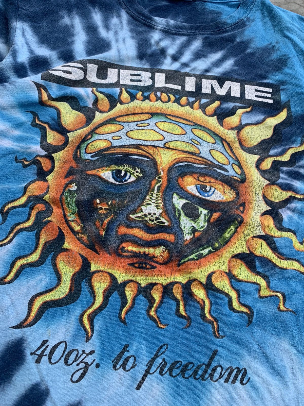 Sublime Vintage Sublime 40 oz To Freedom Tie Dye Tshirt Size US S / EU 44-46 / 1 - 2 Thumbnail