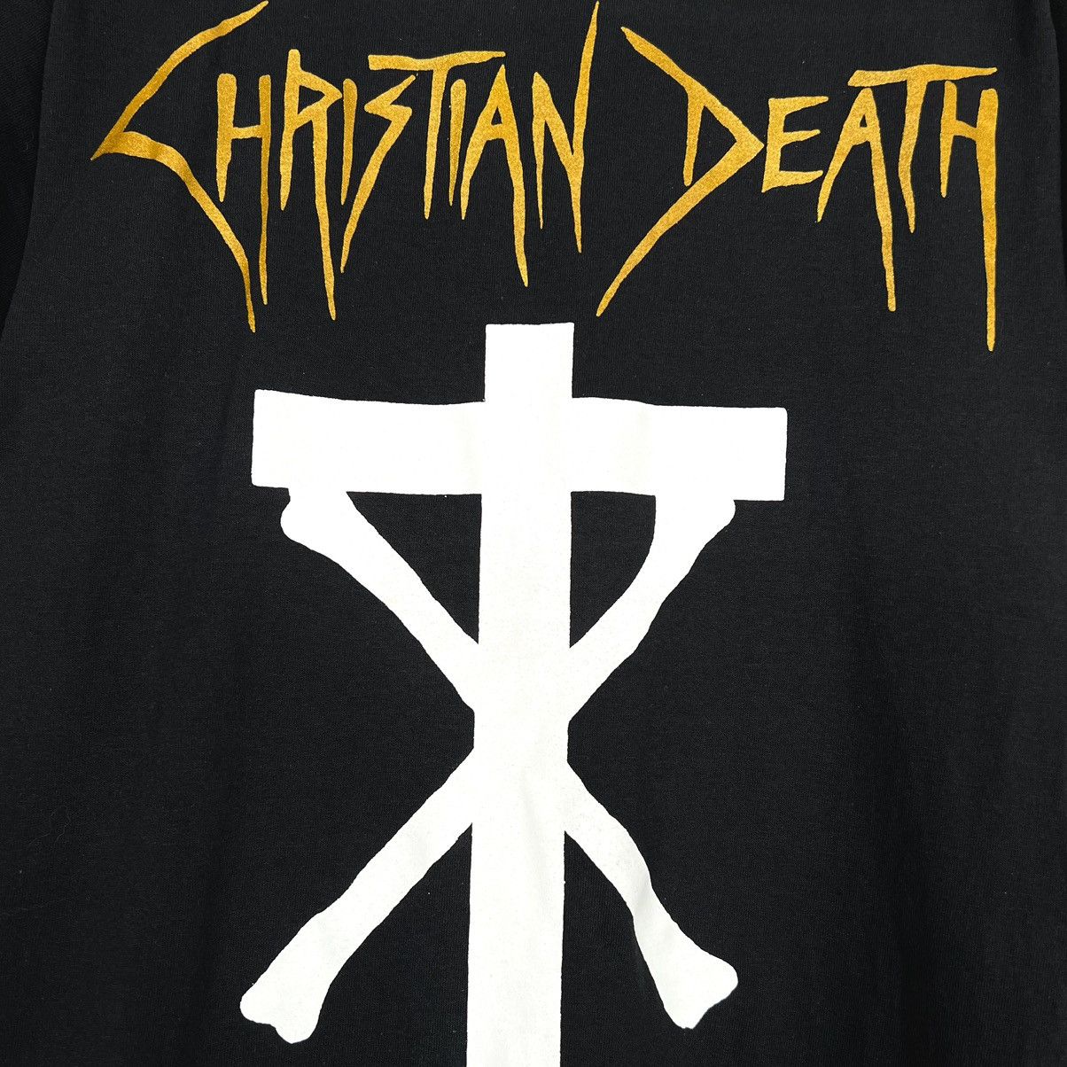 Vintage Early 00s Christian Death Logo Metal T Shirt