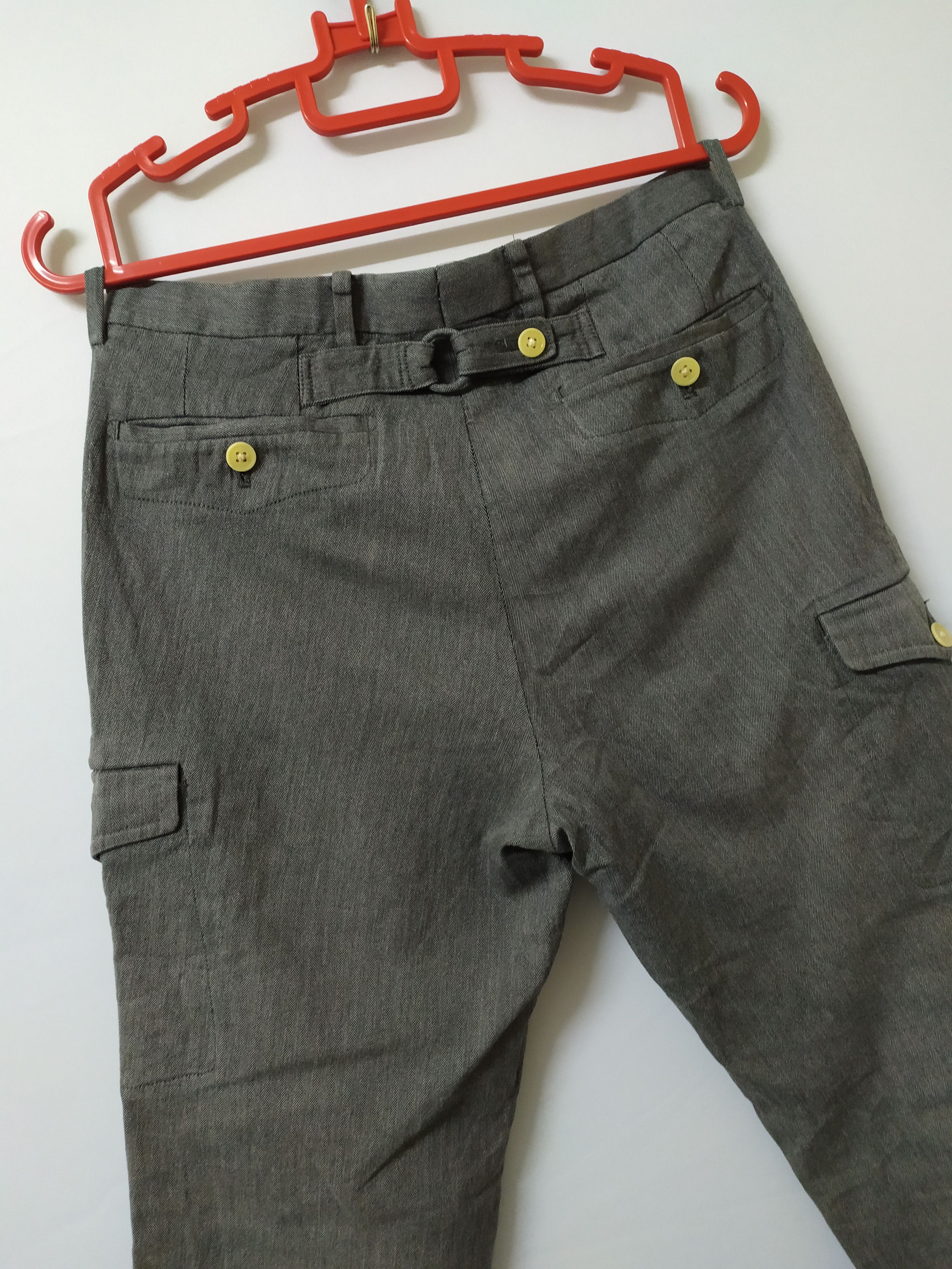 Japanese Brand × Vintage VINTAGE UNIVERSAL LANGUAGE CARGO PANTS/BUCKLE BACK Size US 29 - 9 Thumbnail