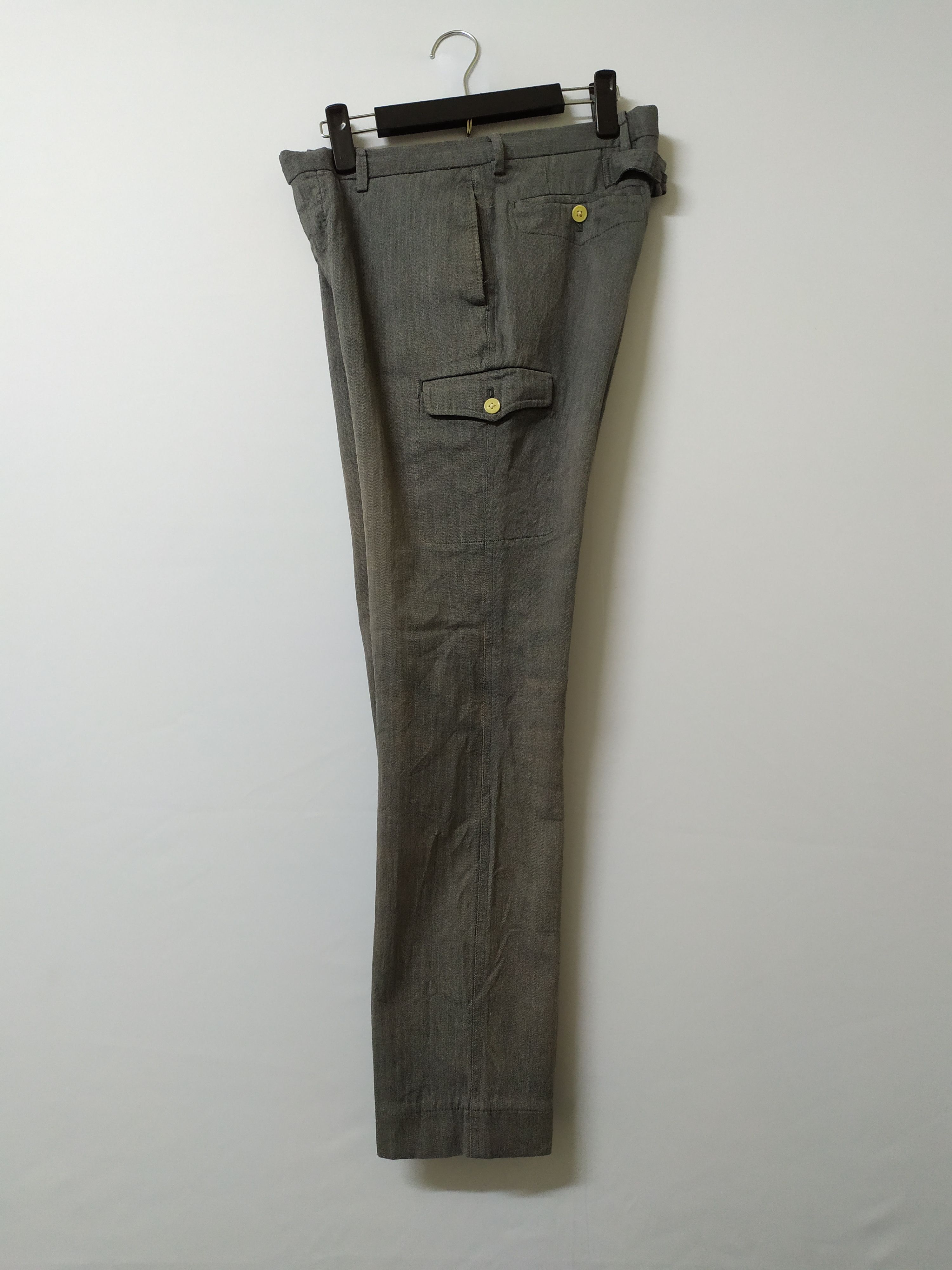 Japanese Brand × Vintage VINTAGE UNIVERSAL LANGUAGE CARGO PANTS/BUCKLE BACK Size US 29 - 2 Thumbnail