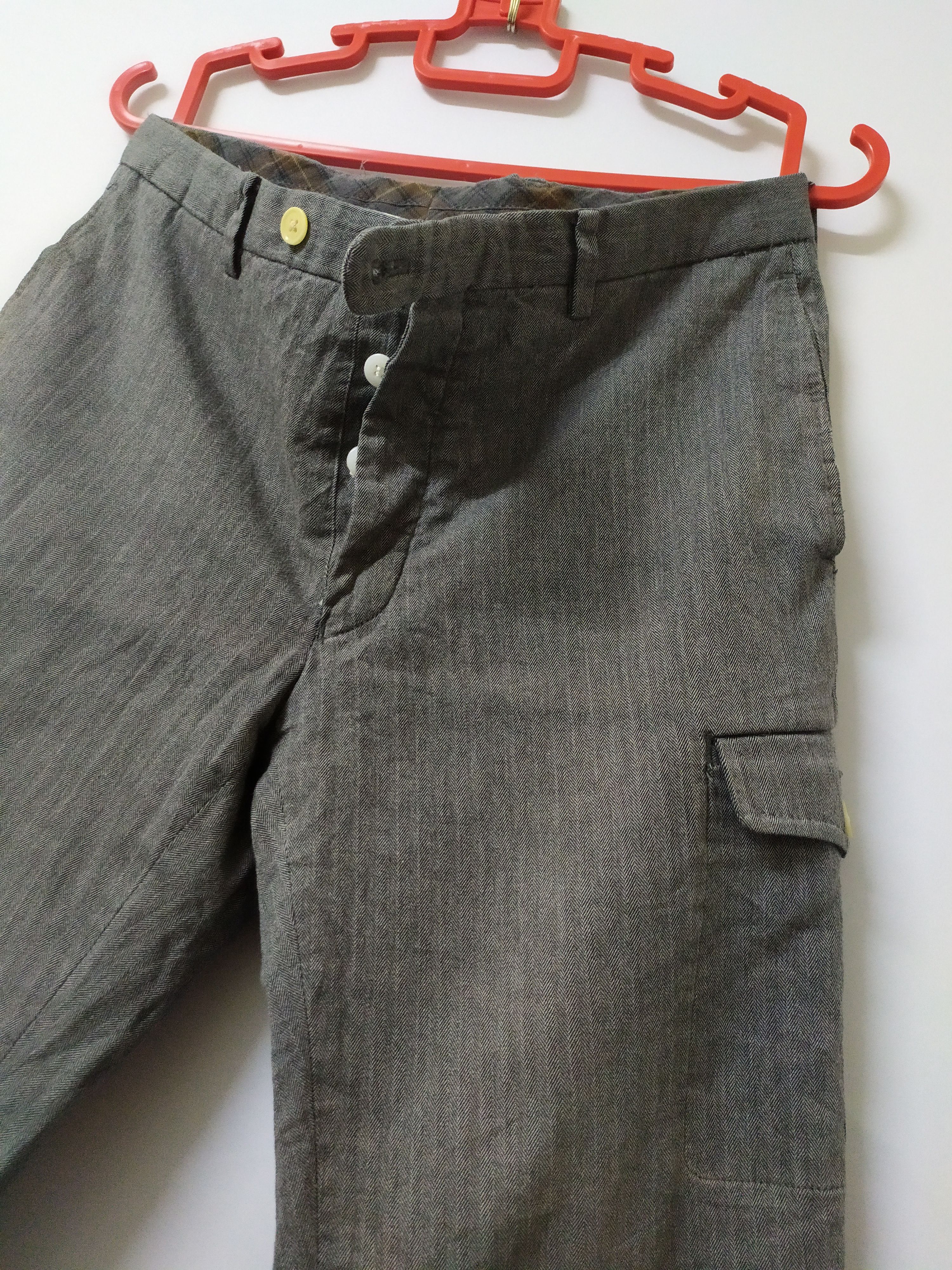 Japanese Brand × Vintage VINTAGE UNIVERSAL LANGUAGE CARGO PANTS/BUCKLE BACK Size US 29 - 7 Thumbnail