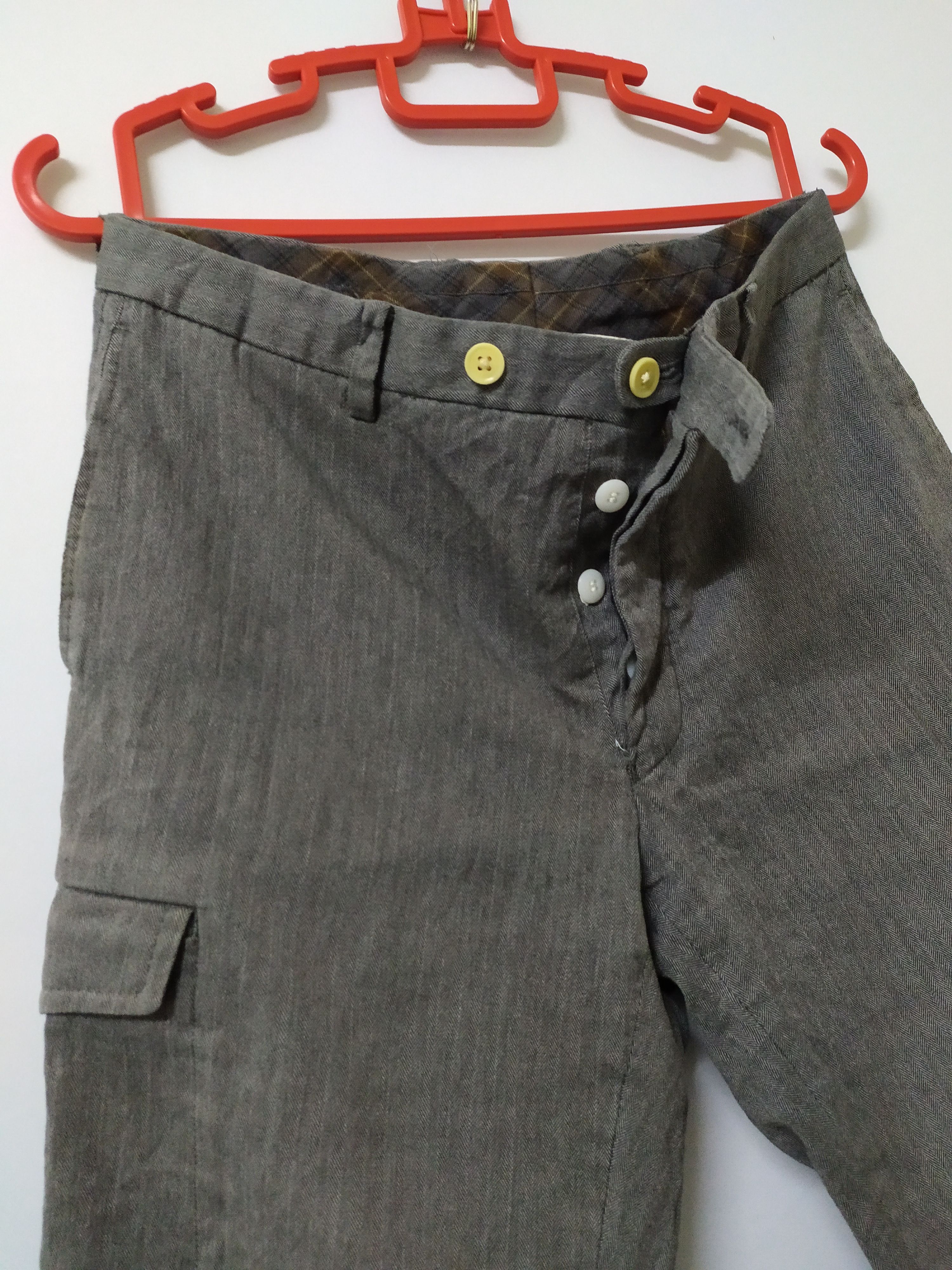 Japanese Brand × Vintage VINTAGE UNIVERSAL LANGUAGE CARGO PANTS/BUCKLE BACK Size US 29 - 6 Thumbnail