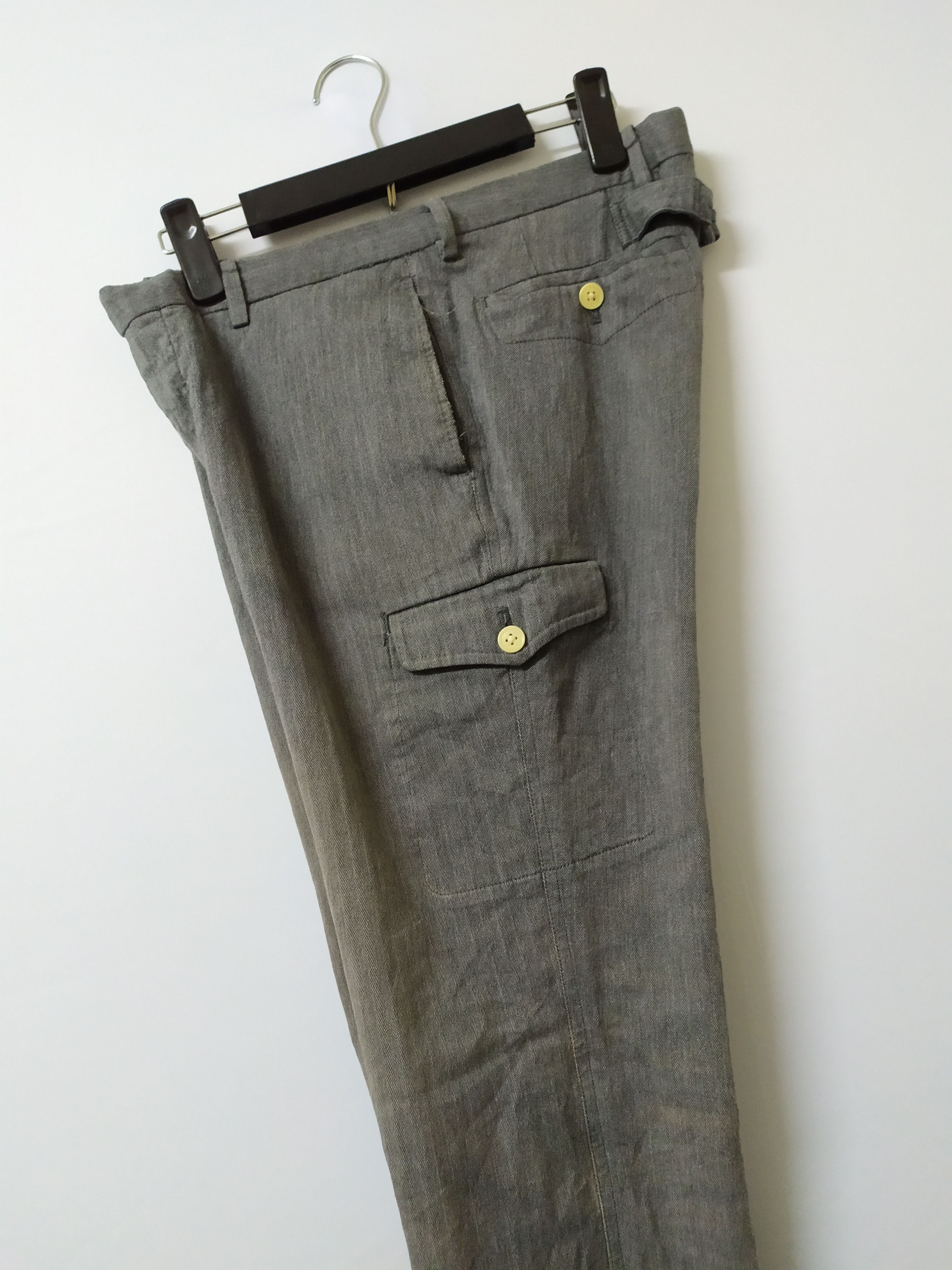 Japanese Brand × Vintage VINTAGE UNIVERSAL LANGUAGE CARGO PANTS/BUCKLE BACK Size US 29 - 12 Thumbnail