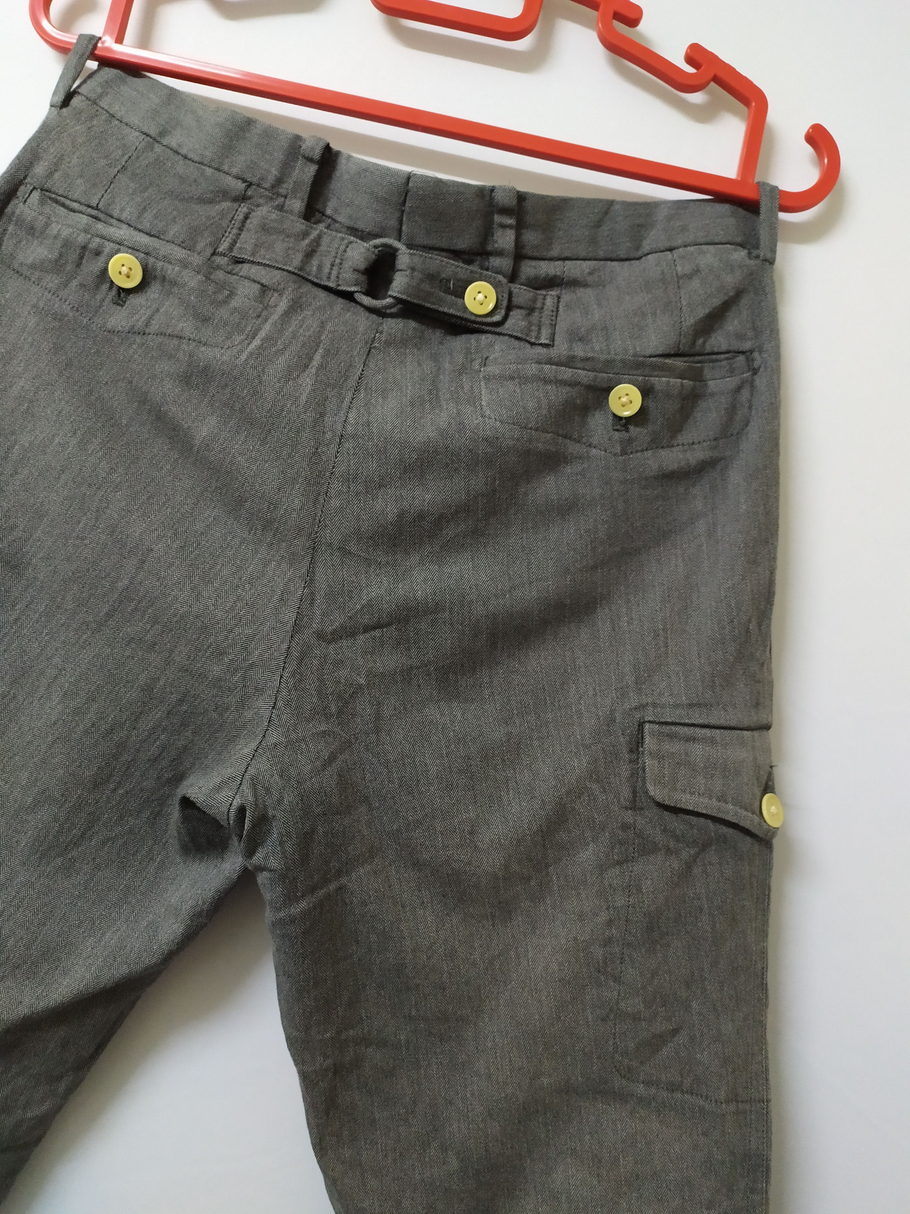 Japanese Brand × Vintage VINTAGE UNIVERSAL LANGUAGE CARGO PANTS/BUCKLE BACK Size US 29 - 10 Thumbnail