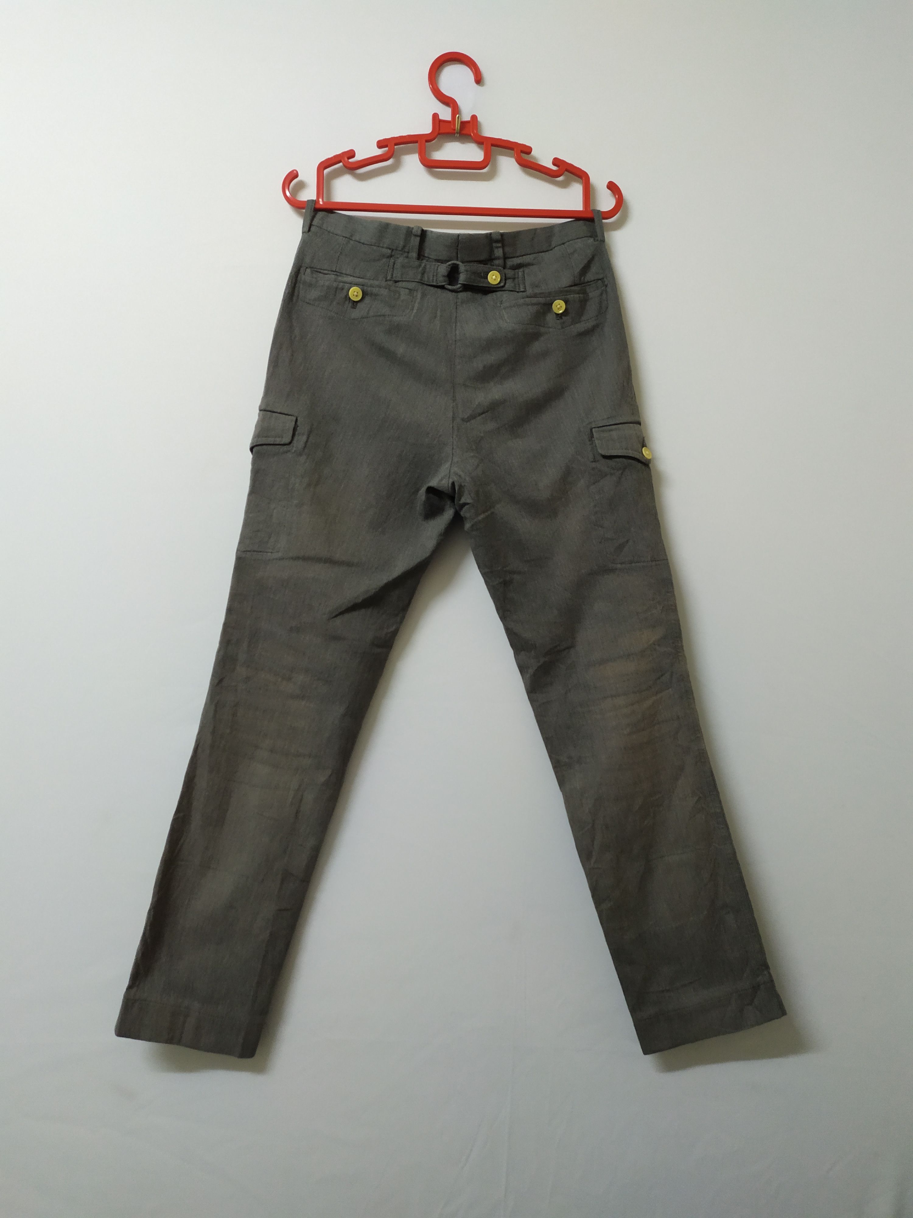 Japanese Brand × Vintage VINTAGE UNIVERSAL LANGUAGE CARGO PANTS/BUCKLE BACK Size US 29 - 8 Thumbnail