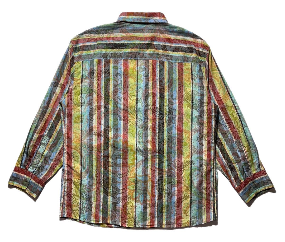 Missoni Missoni Sport Stripped Flowers Shirt Size US XXL / EU 58 / 5 - 2 Thumbnail