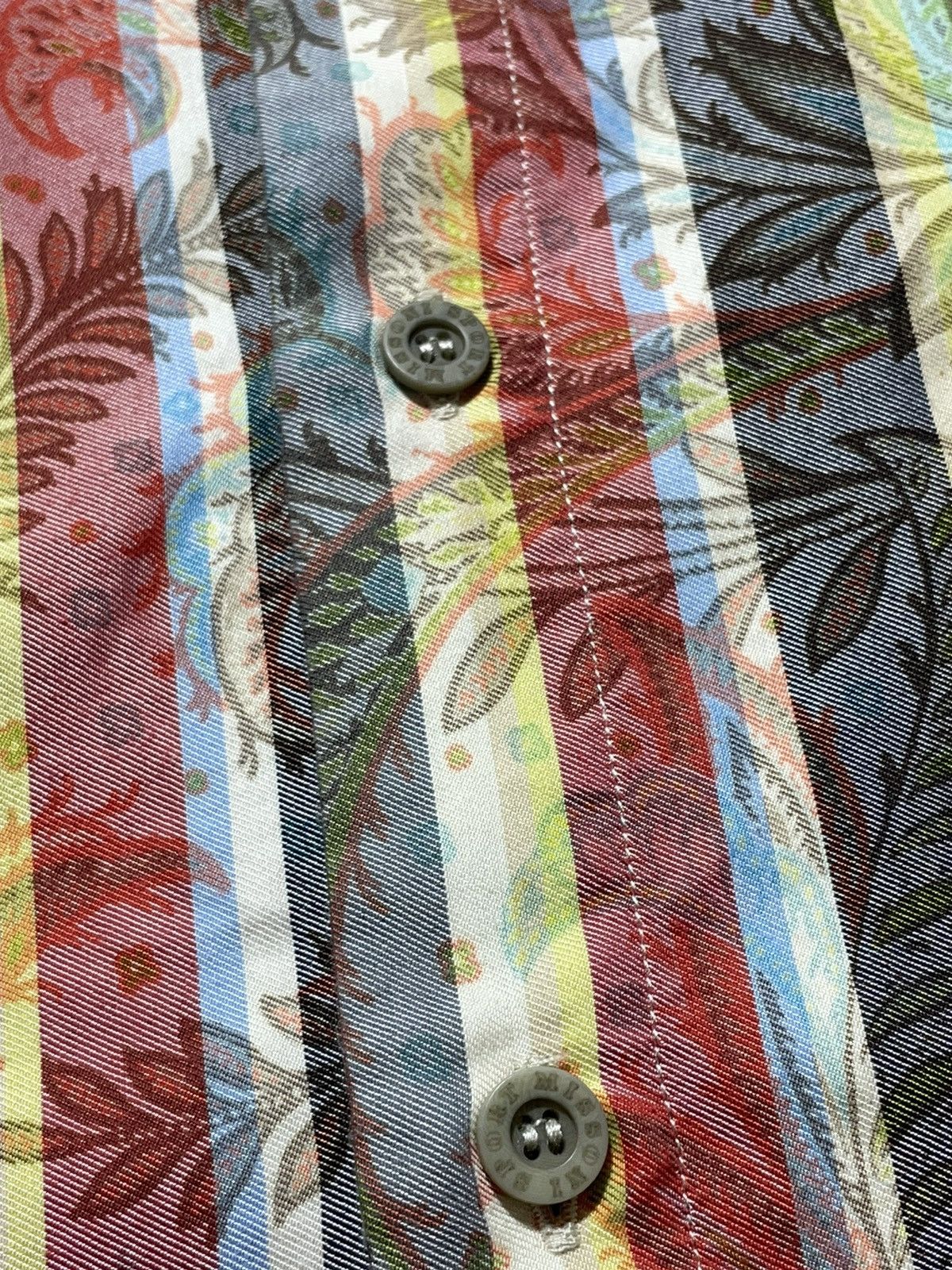 Missoni Missoni Sport Stripped Flowers Shirt Size US XXL / EU 58 / 5 - 4 Thumbnail