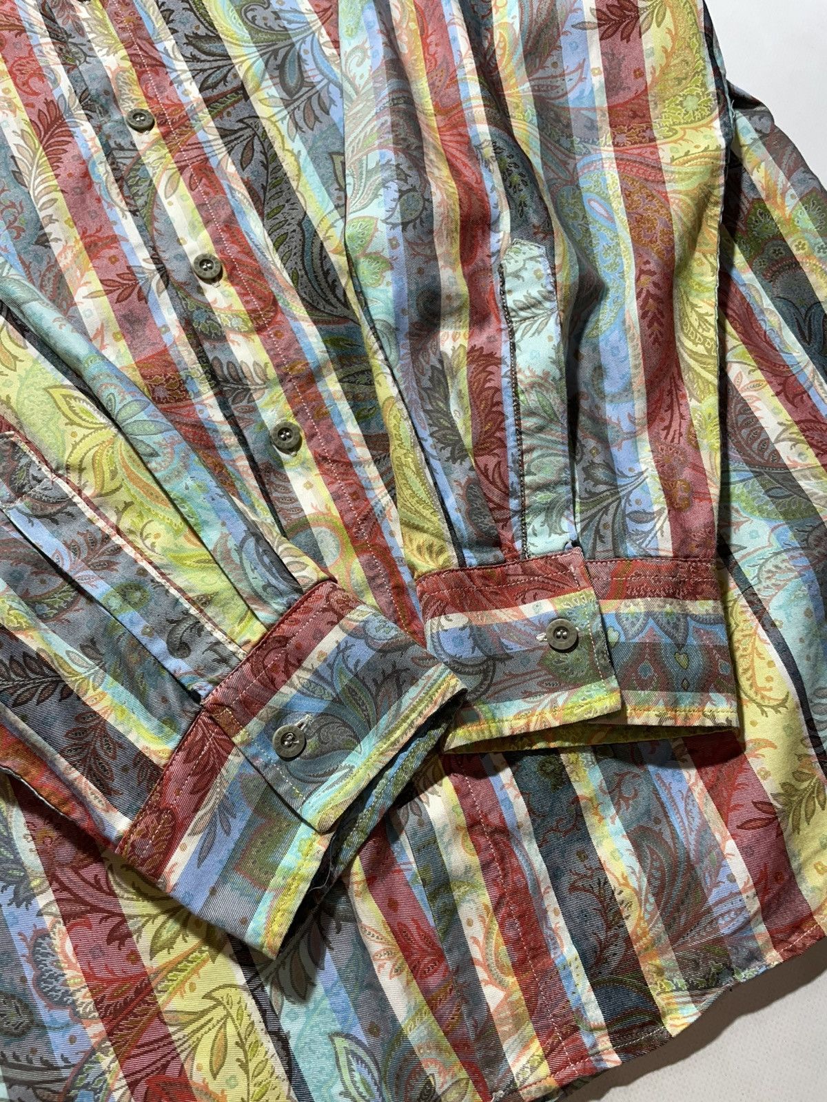 Missoni Missoni Sport Stripped Flowers Shirt Size US XXL / EU 58 / 5 - 5 Thumbnail