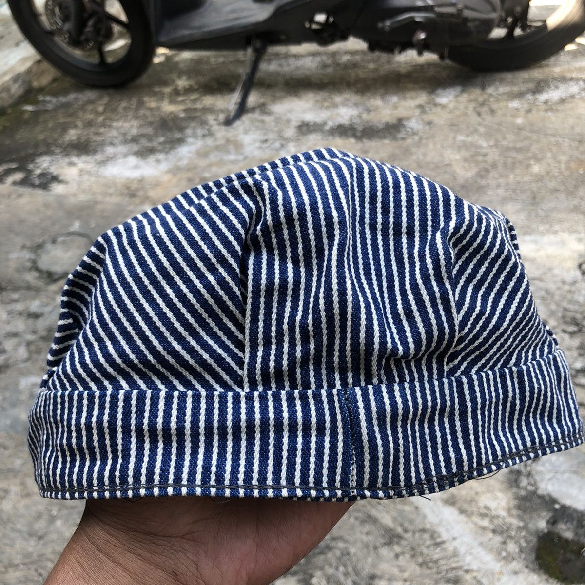 Other Vintage Worker Hat Hickory Stripe Size ONE SIZE - 3 Thumbnail