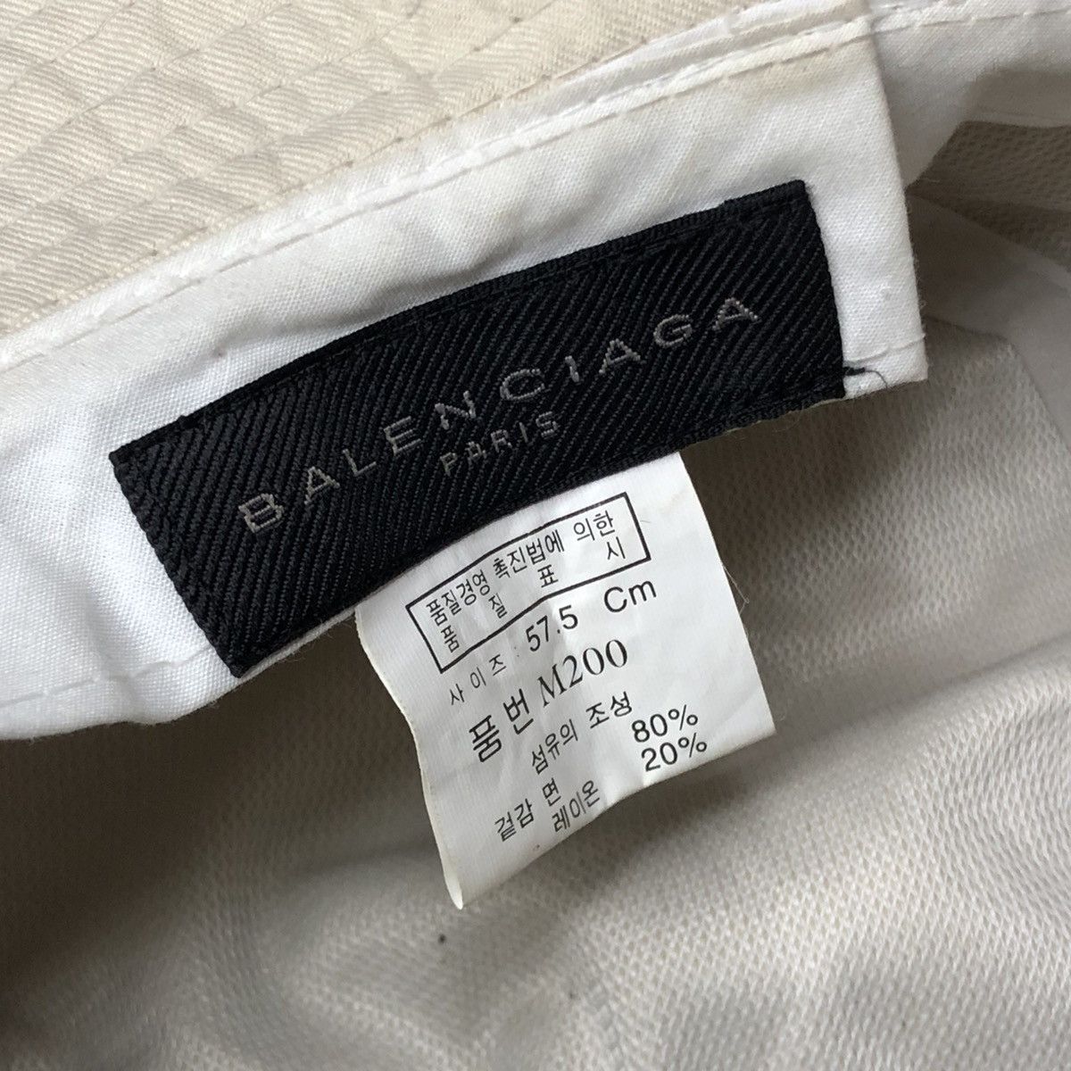 Balenciaga Vintage 90s Balenciaga Paris Bucket Hat Script Logo Size ONE SIZE - 8 Thumbnail