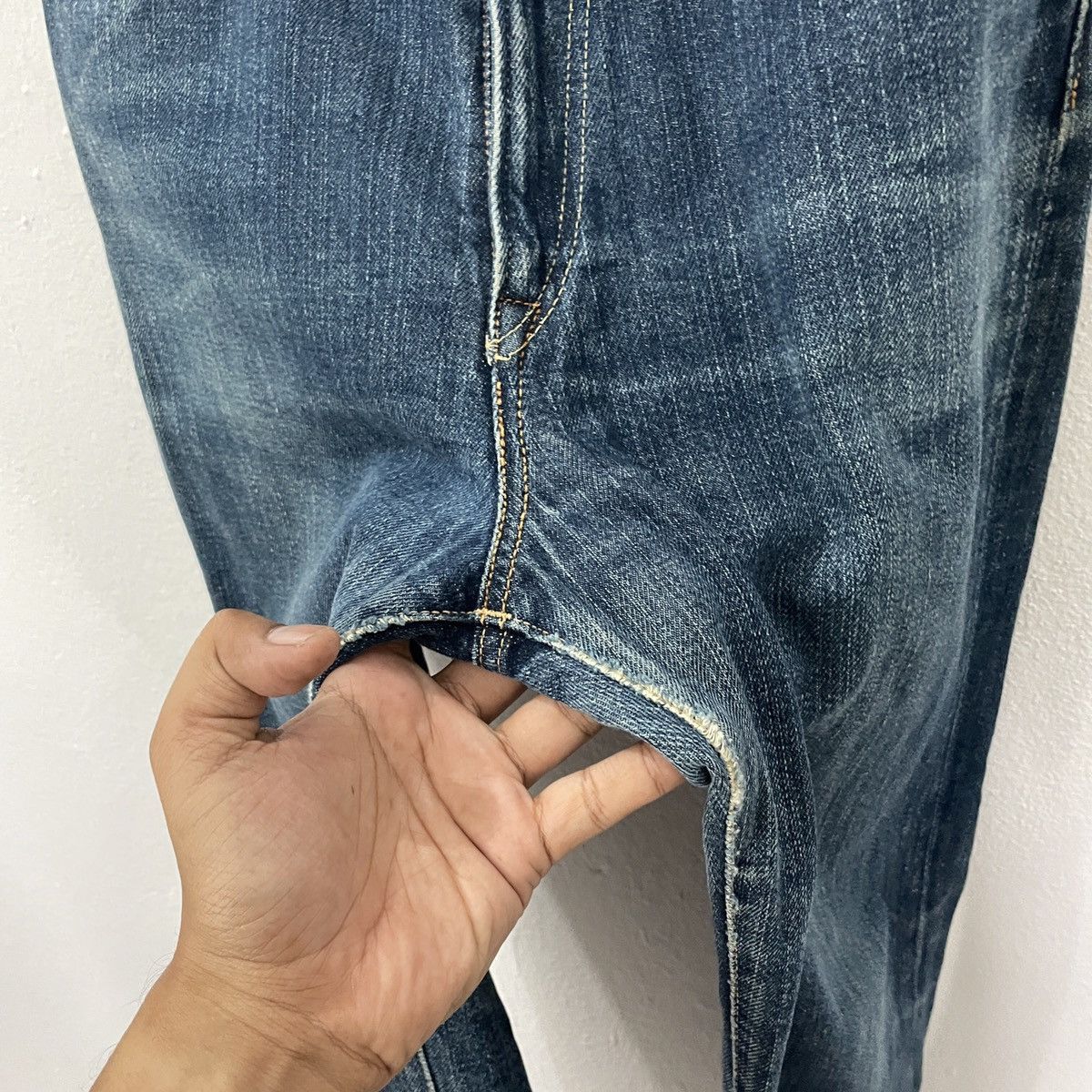 45rpm Vintage R 45Rpm Distressed Denim Jeans Size US 27 - 5 Thumbnail