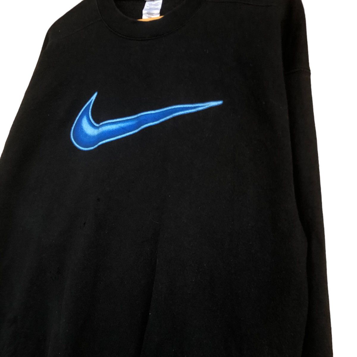 Nike Vintage 90s nike big swoosh crewneck Size US M / EU 48-50 / 2 - 3 Thumbnail