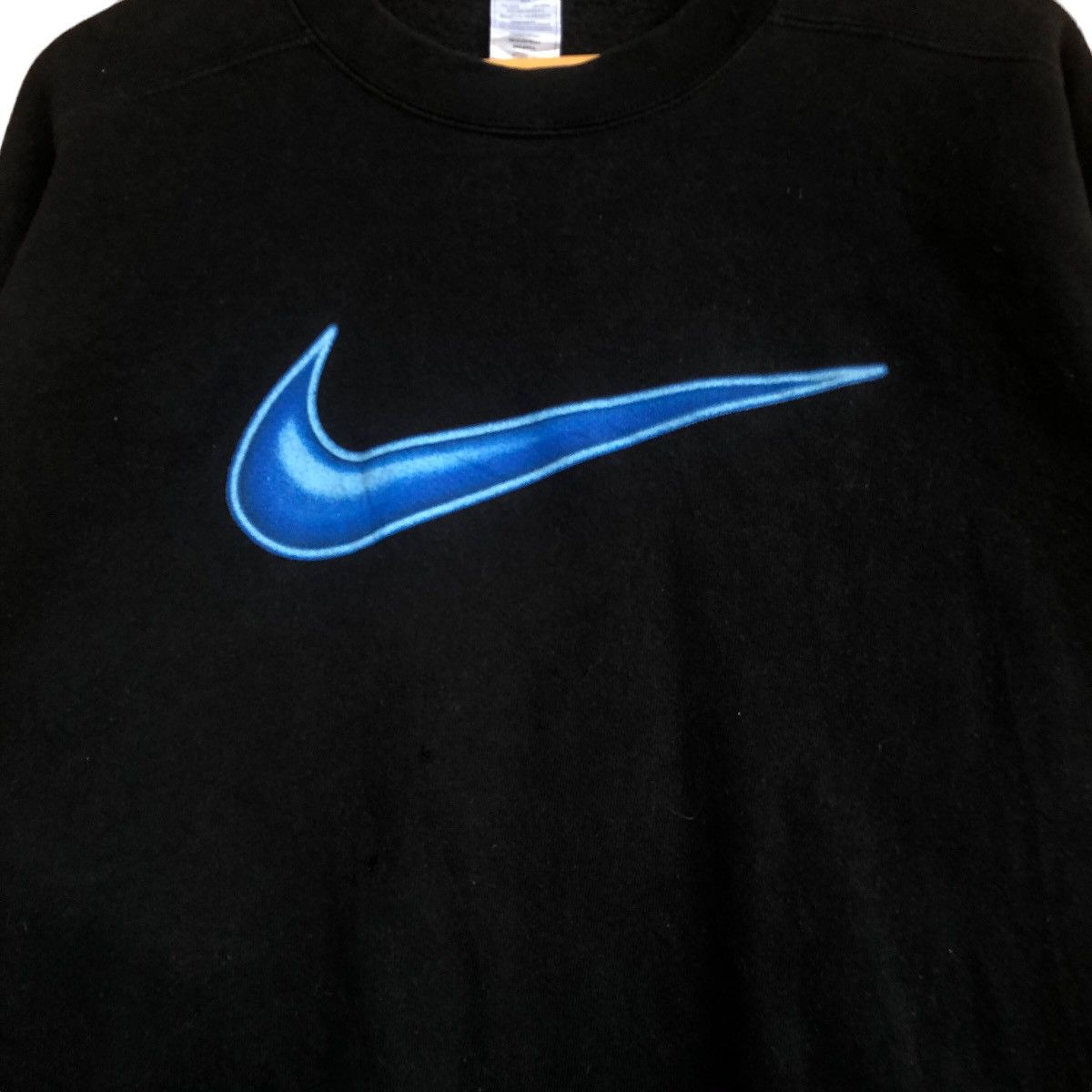 Nike Vintage 90s nike big swoosh crewneck Size US M / EU 48-50 / 2 - 2 Thumbnail