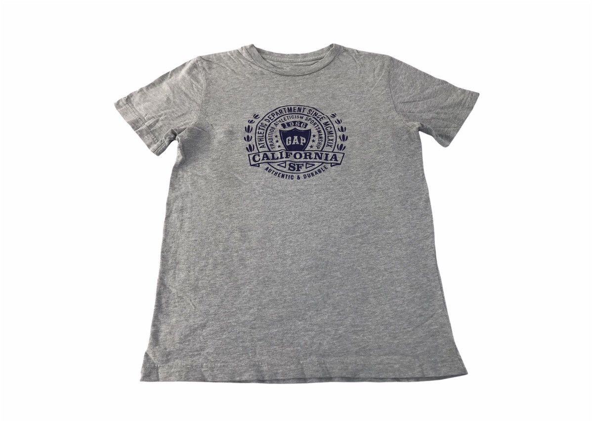 Gap × Vintage Hype Gap Athletic California SF Japanese Brand Printed Tee Size US S / EU 44-46 / 1 - 1 Thumbnail