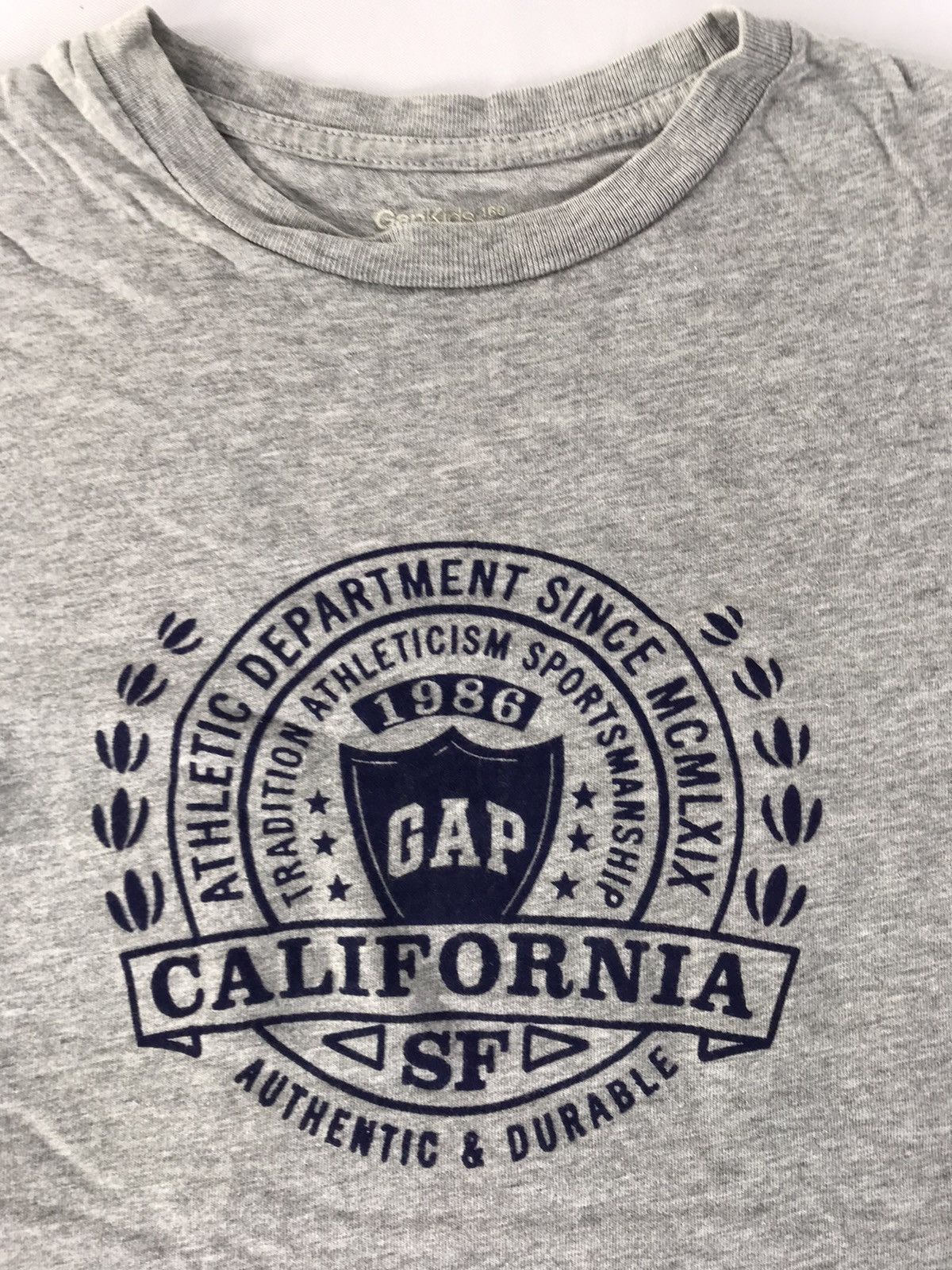 Gap × Vintage Hype Gap Athletic California SF Japanese Brand Printed Tee Size US S / EU 44-46 / 1 - 3 Thumbnail