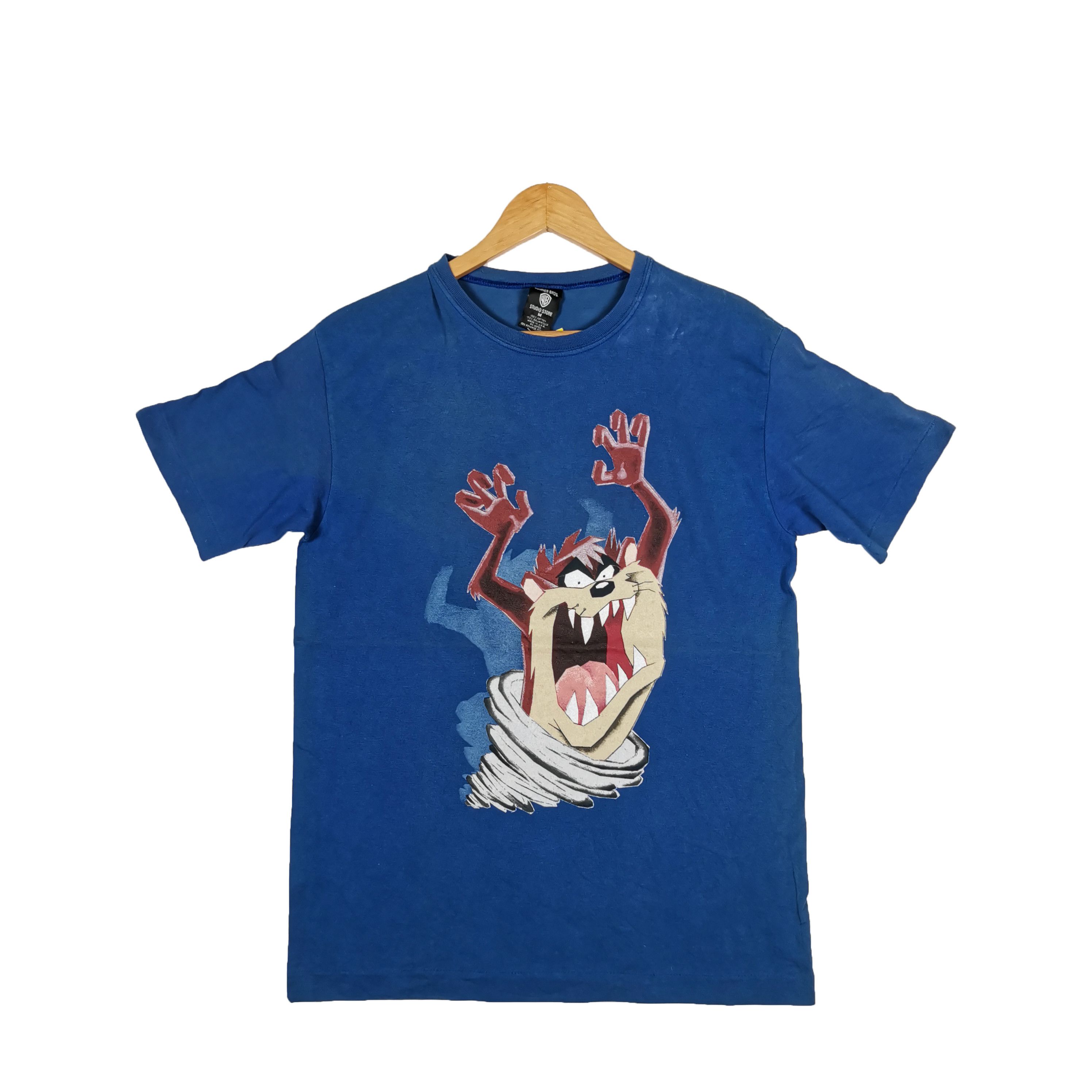 Warner Bros Vintage 90s Warner Bros T-shirt Cartoon Tazmania Tee Size US S / EU 44-46 / 1 - 1 Thumbnail
