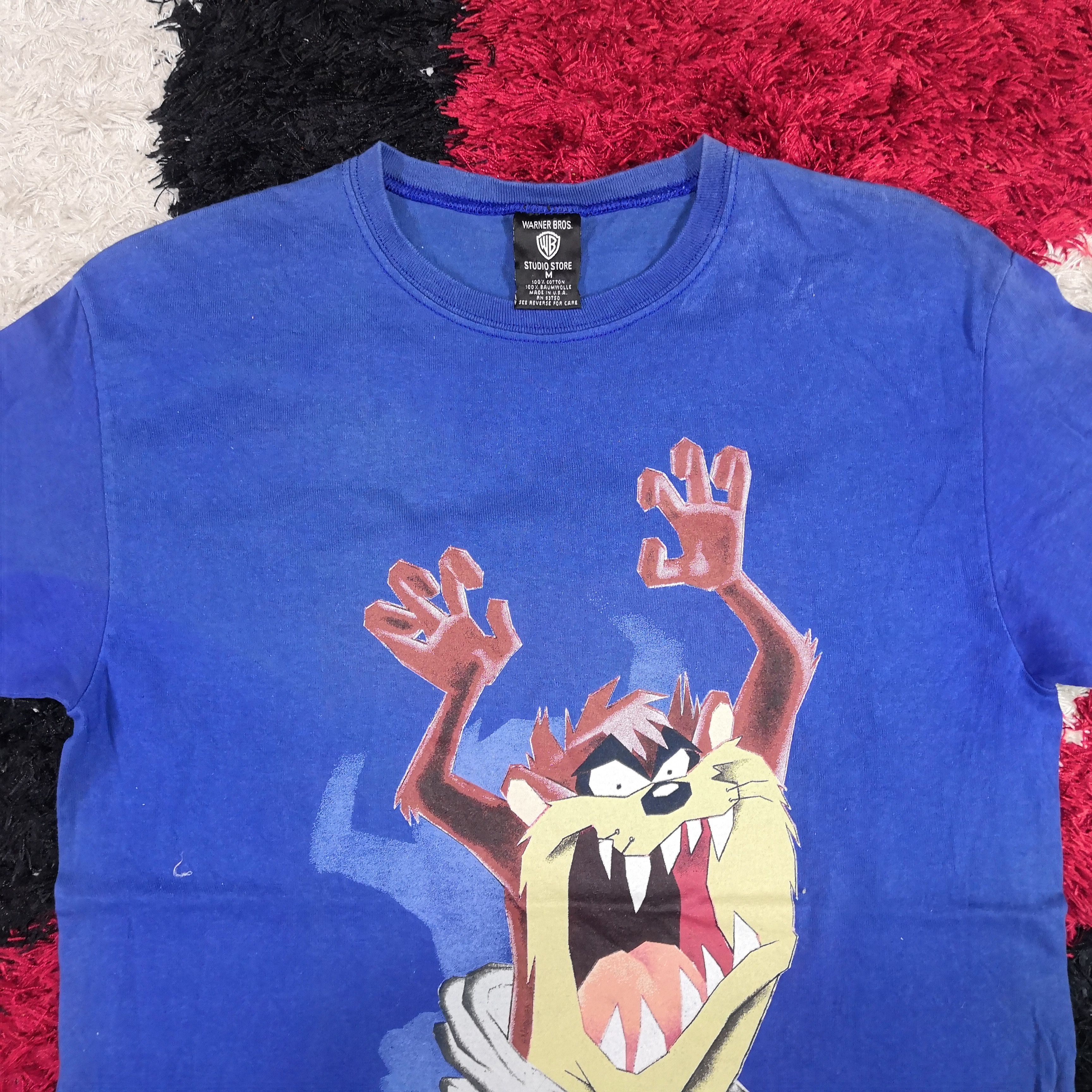 Warner Bros Vintage 90s Warner Bros T-shirt Cartoon Tazmania Tee Size US S / EU 44-46 / 1 - 2 Thumbnail