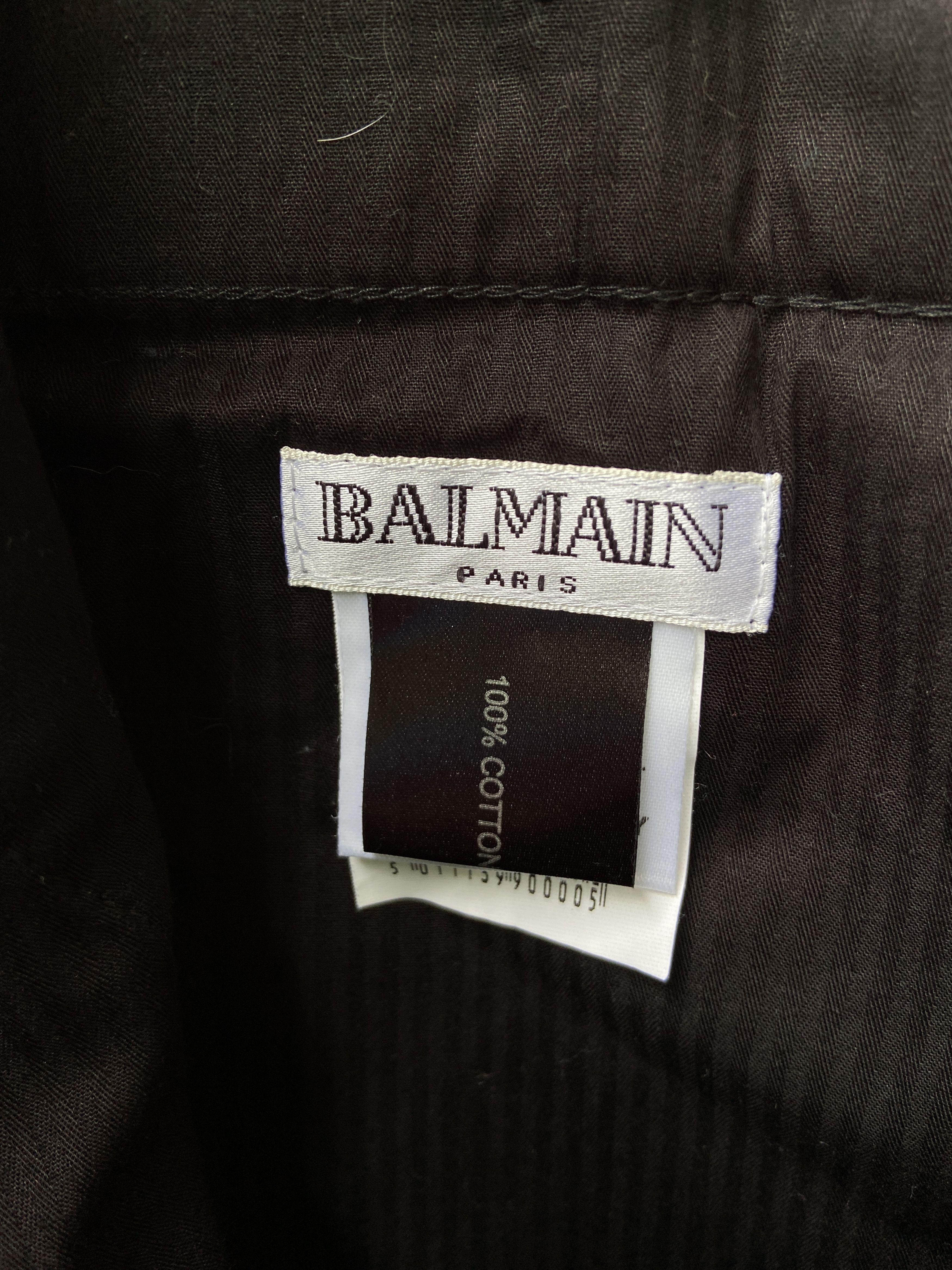 Balmain Balmain Paris velours black pants Size US 33 - 8 Thumbnail