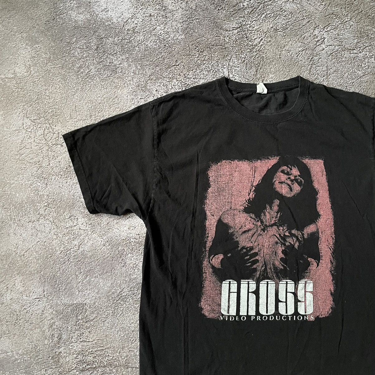 Vintage Vintage Y2K Graphic Tee Sun Faded Horror Grunge Dark Baggy M Size US M / EU 48-50 / 2 - 4 Thumbnail