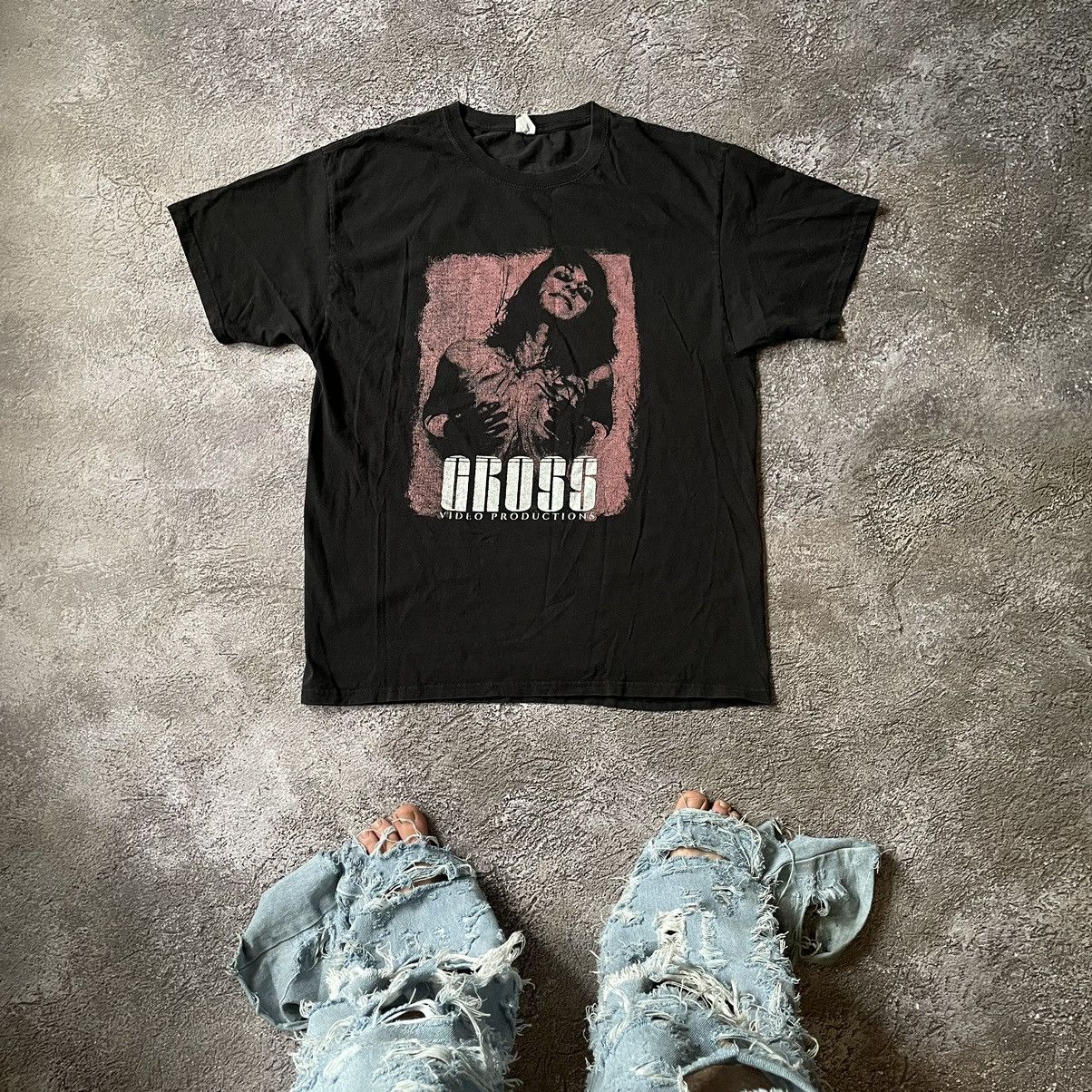 Vintage Vintage Y2K Graphic Tee Sun Faded Horror Grunge Dark Baggy M Size US M / EU 48-50 / 2 - 1 Thumbnail