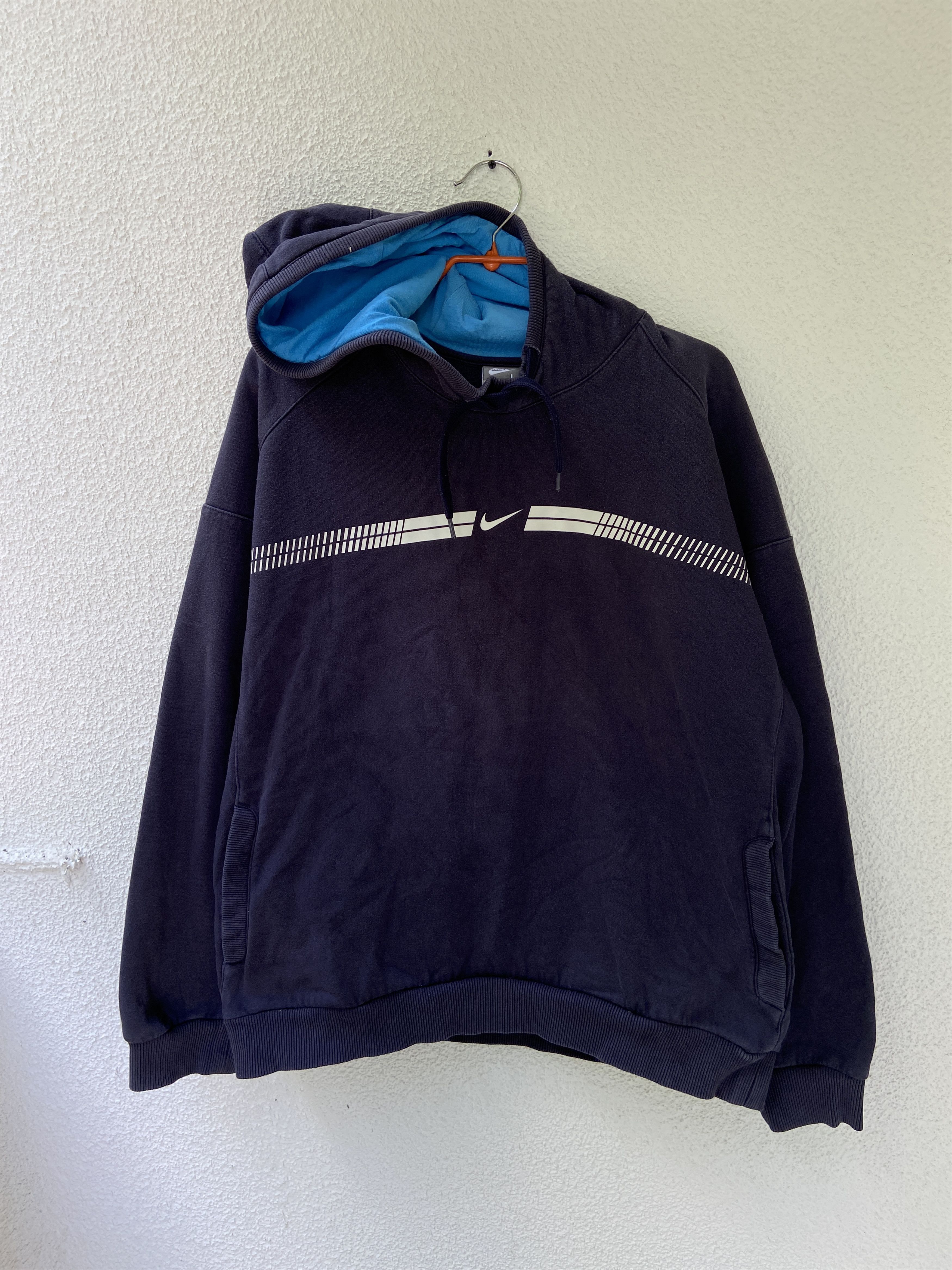 Nike Nike Center Swoosh Vintage hoodie 90s Very Rare Logo Size US L / EU 52-54 / 3 - 1 Thumbnail