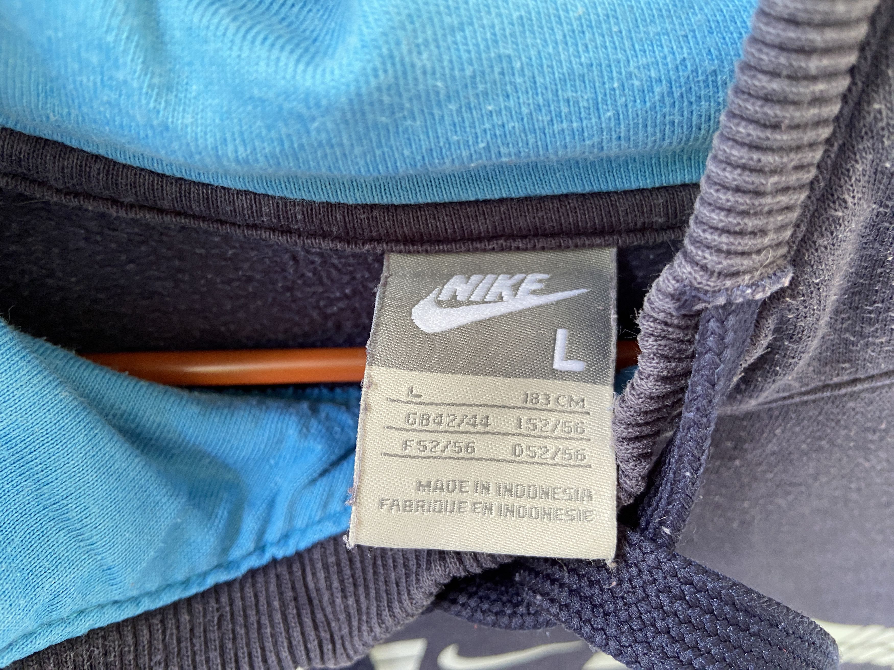 Nike Nike Center Swoosh Vintage hoodie 90s Very Rare Logo Size US L / EU 52-54 / 3 - 5 Thumbnail