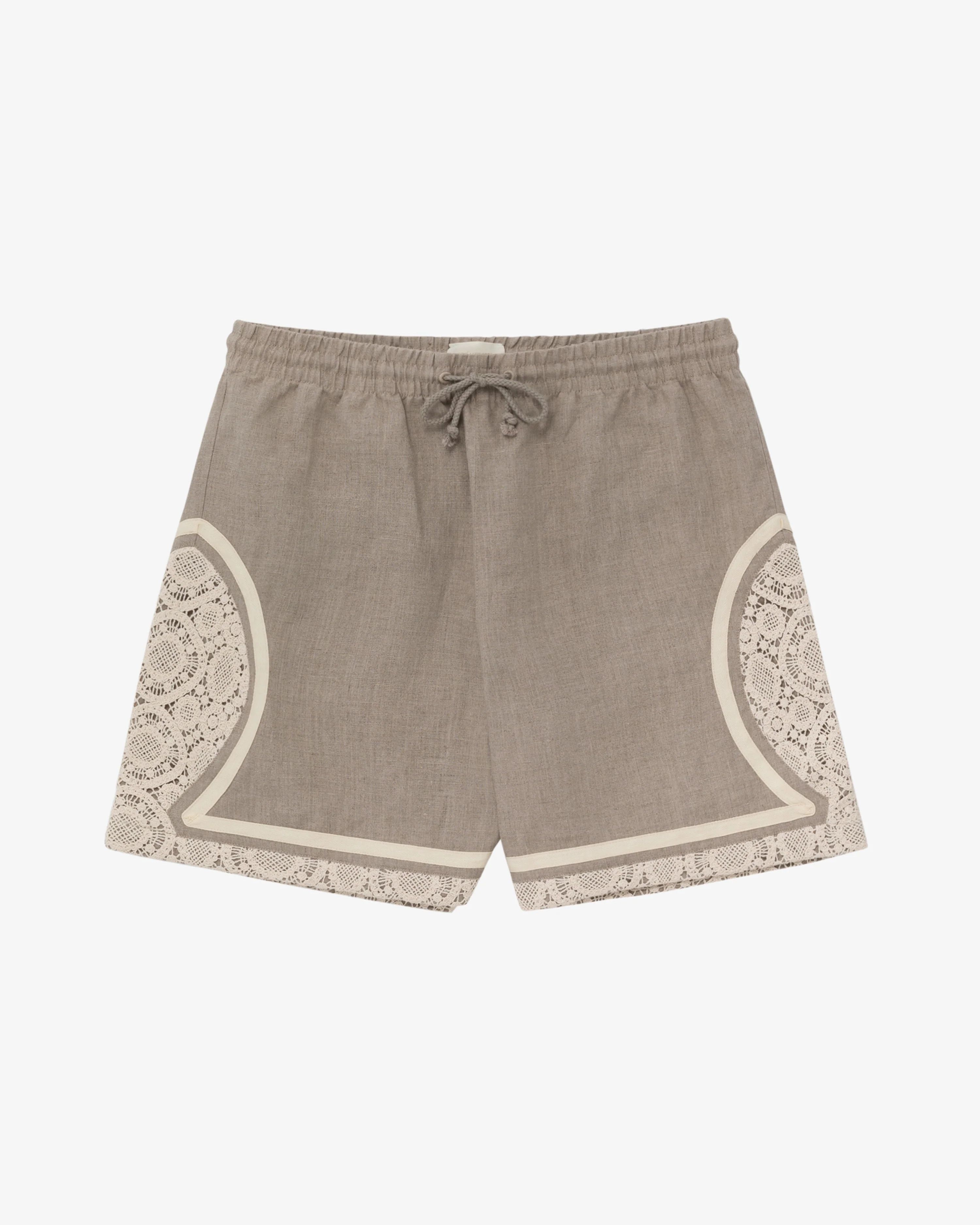 Aime Leon Dore Lace Linen Basketball Short Size US 29 - 1 Thumbnail