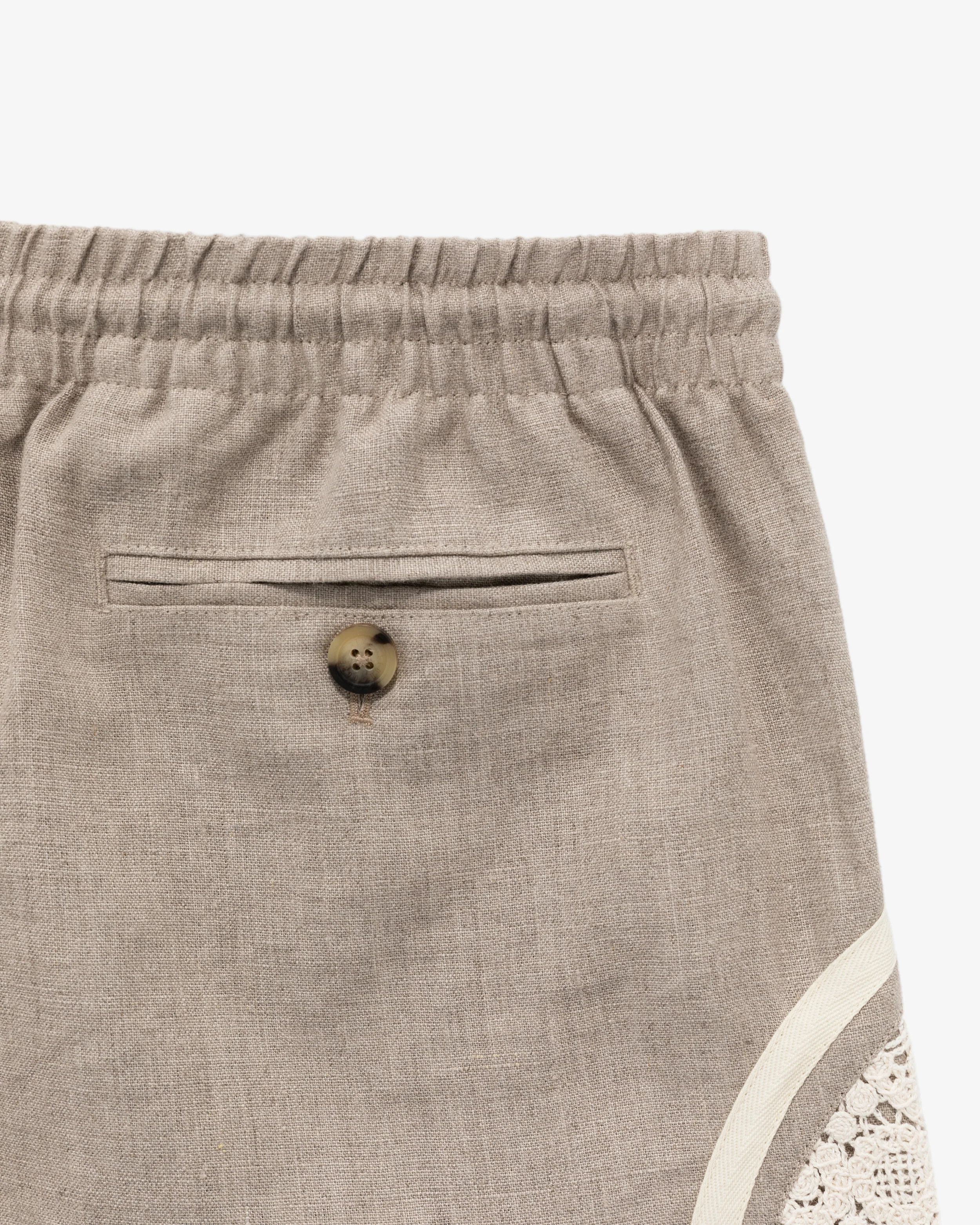 Aime Leon Dore Lace Linen Basketball Short Size US 29 - 5 Thumbnail