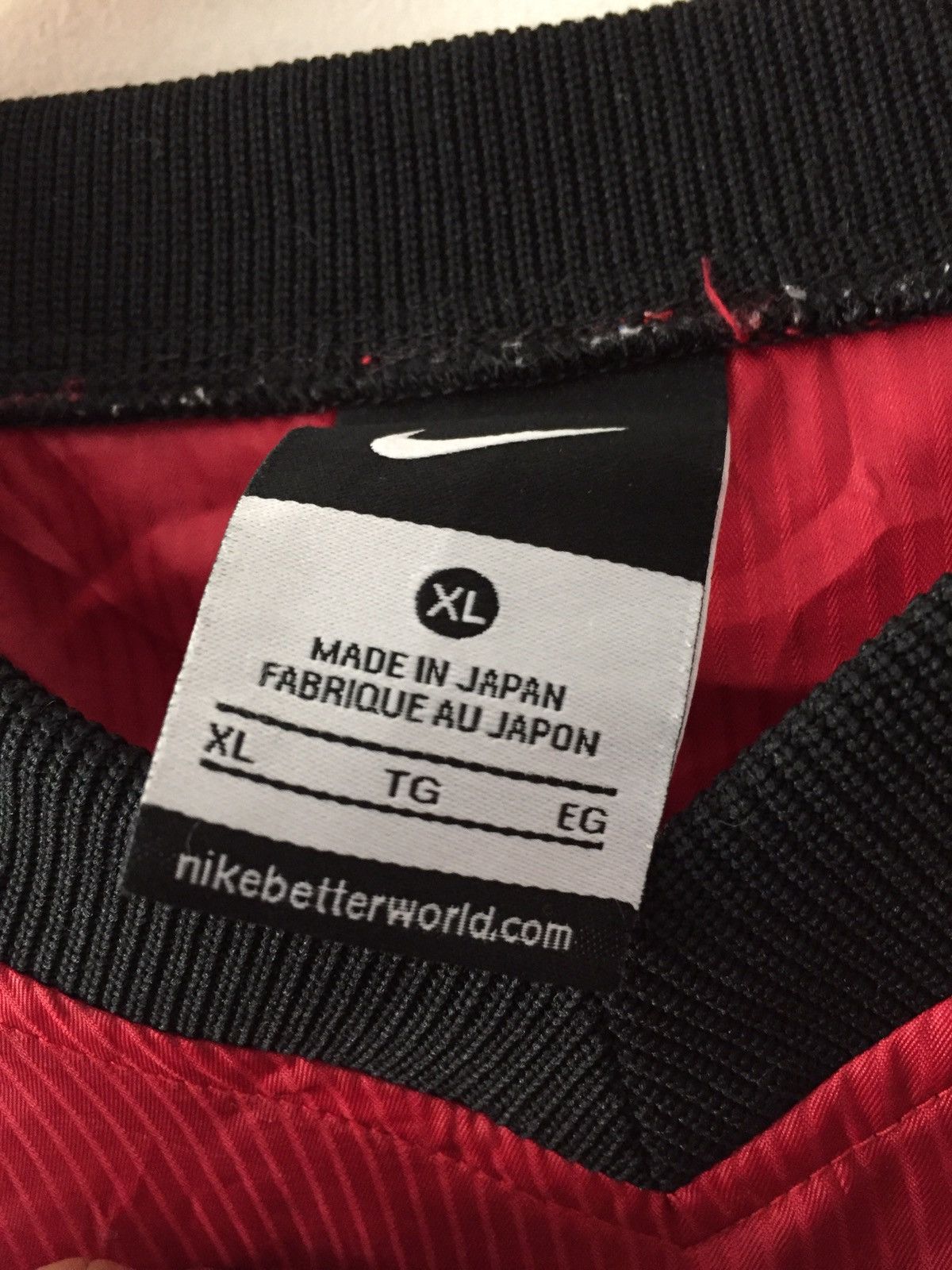 Nike × Vintage Vintage nike swoosh wear made in japan Size US M / EU 48-50 / 2 - 4 Thumbnail