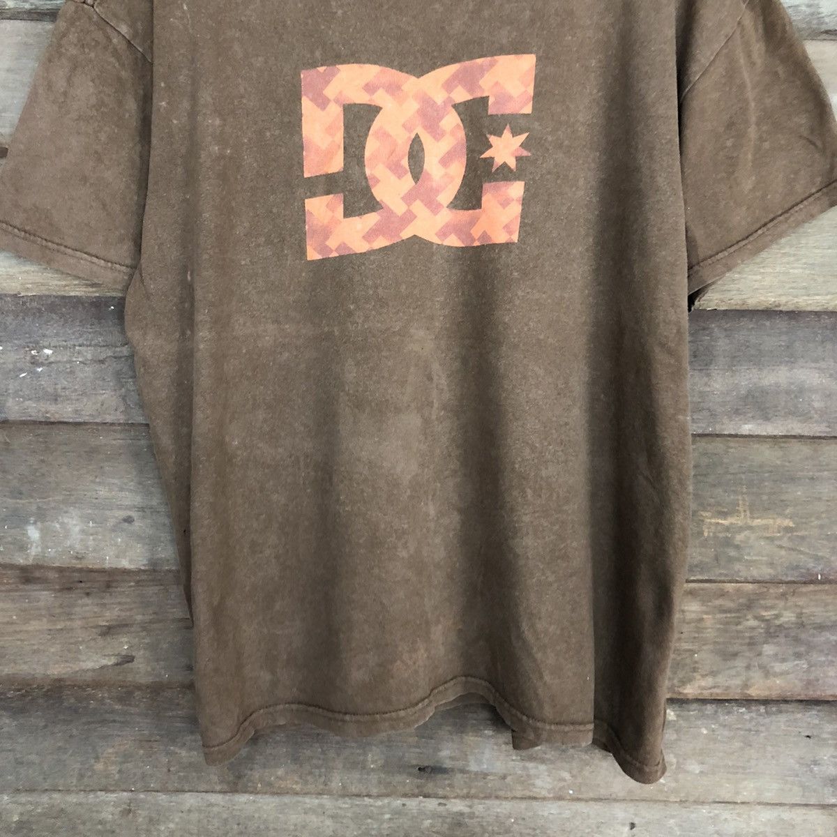 DL Dc Brown Faded Short Sleeve shirt #3189