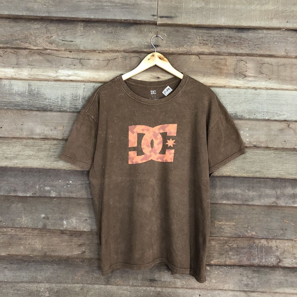 DL Dc Brown Faded Short Sleeve shirt #3189