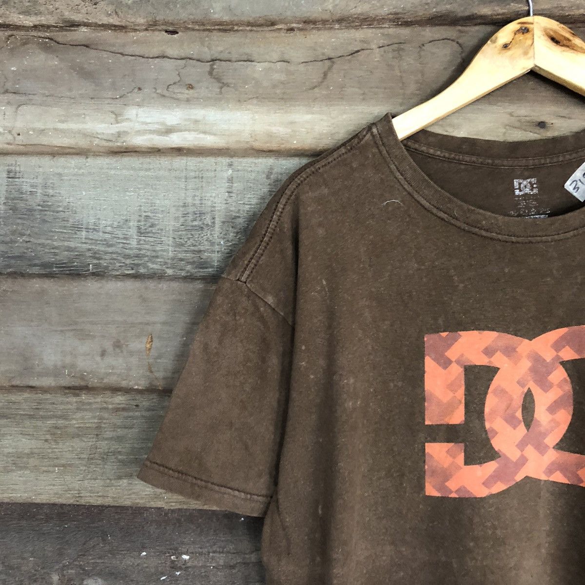 DL Dc Brown Faded Short Sleeve shirt #3189