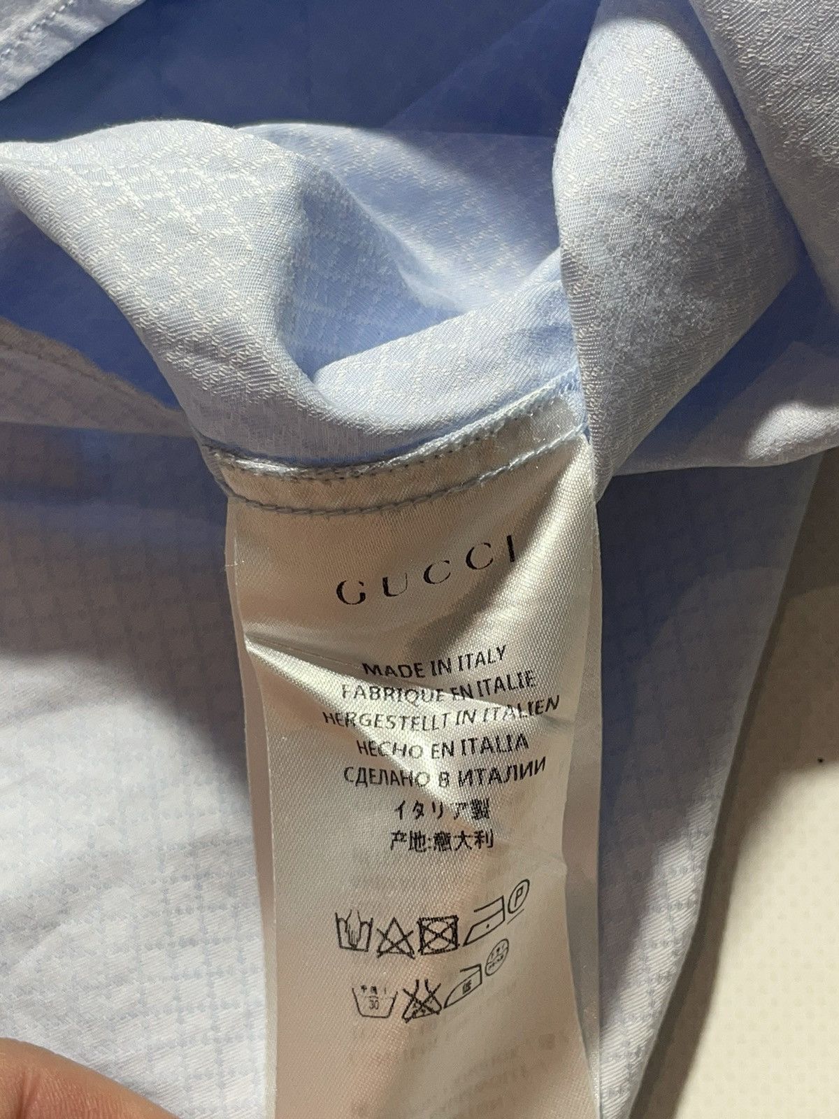 Gucci Gucci Slim Shirt 41/16 Size US XL / EU 56 / 4 - 13 Thumbnail