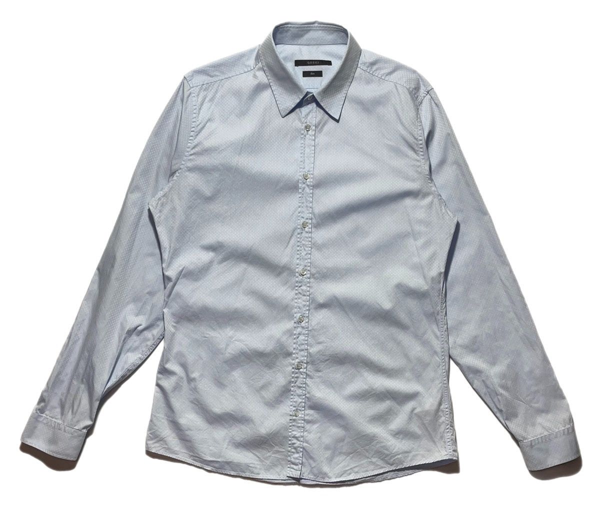 Gucci Gucci Slim Shirt 41/16 Size US XL / EU 56 / 4 - 1 Thumbnail