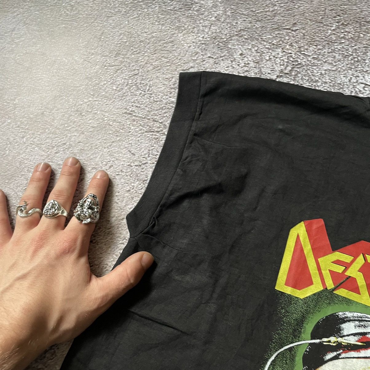 Band Tees Vintage 90s DESTRUCTOR Face Blood DEAD Creepy Horror Tee Size US L / EU 52-54 / 3 - 7 Thumbnail