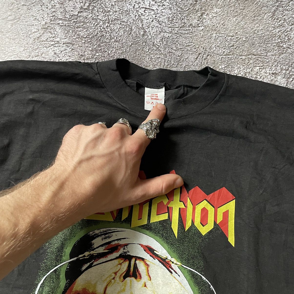 Band Tees Vintage 90s DESTRUCTOR Face Blood DEAD Creepy Horror Tee Size US L / EU 52-54 / 3 - 8 Thumbnail