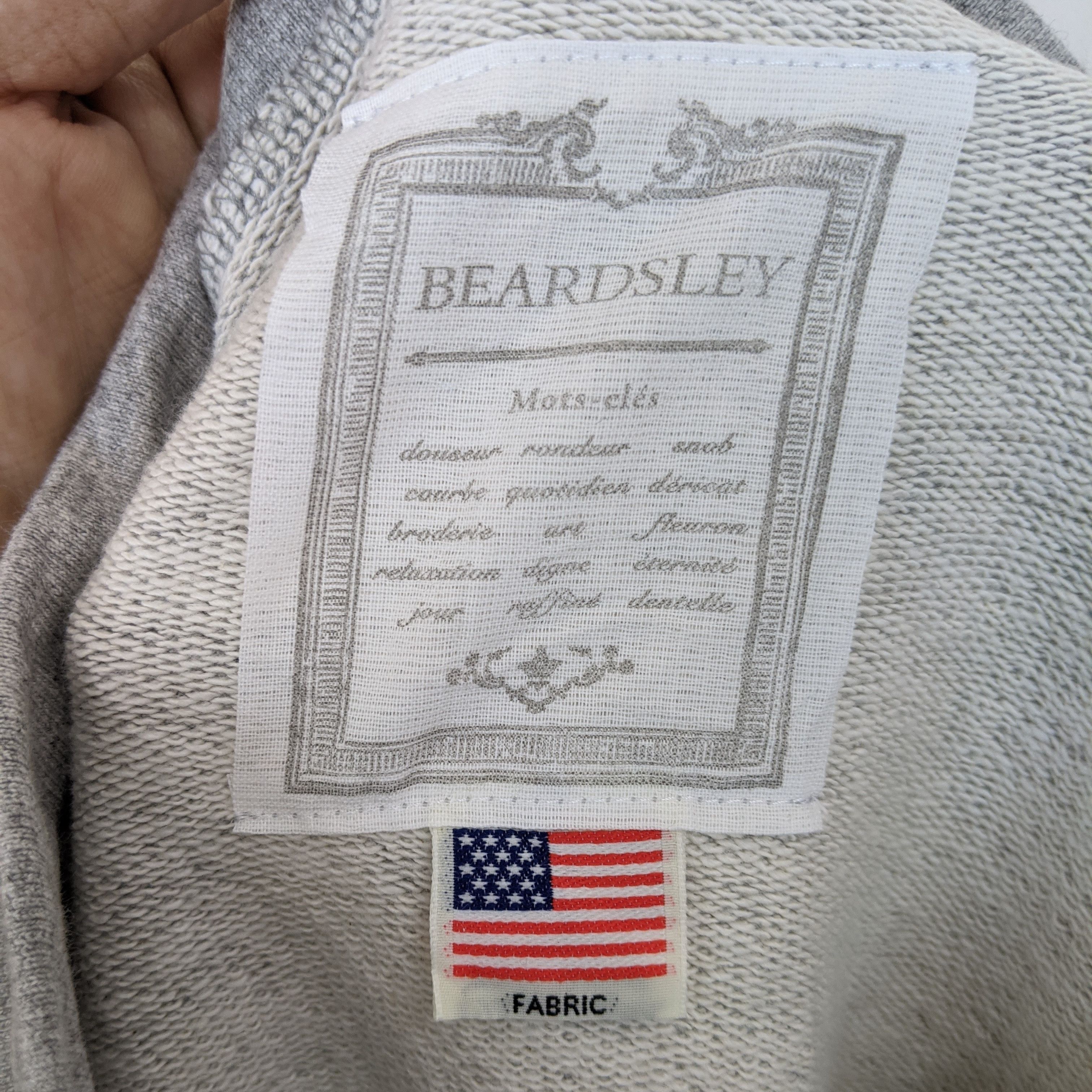 Japanese Brand BEARSLEY Short Sleeve Jumper Sweatshirt Size ONE SIZE - 9 Thumbnail