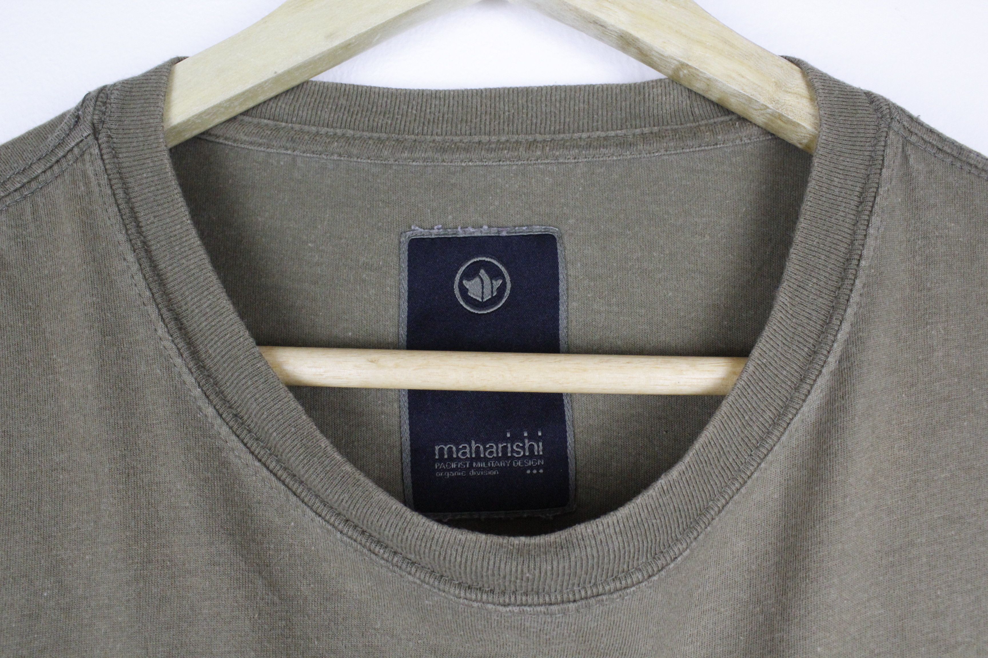 MHI × Maharishi Maharishi Embroidered TIger Logo Army Green T-shirt Size US M / EU 48-50 / 2 - 4 Thumbnail