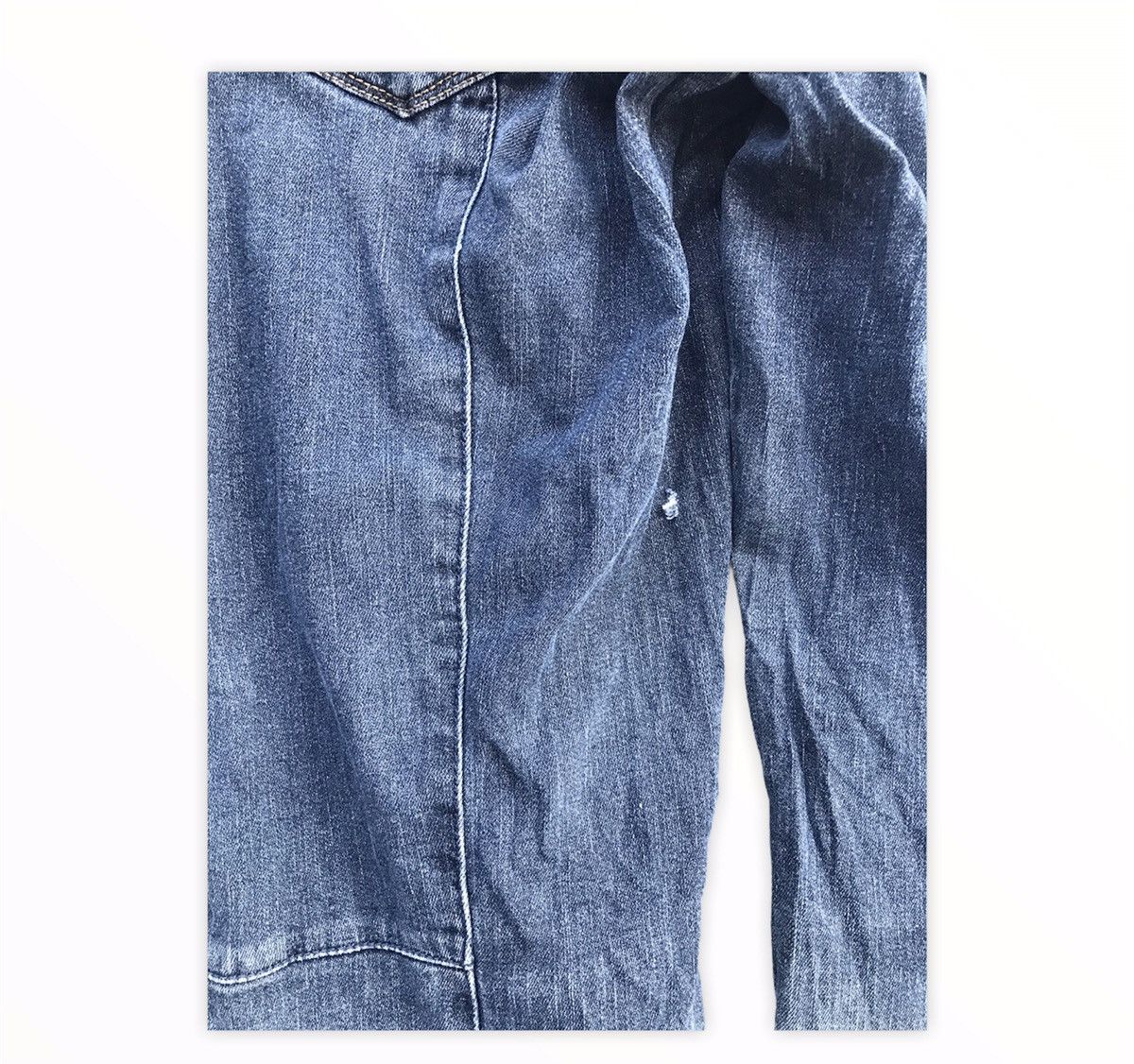 Japanese Brand Japanese Brand Biker Denim Tactical Utility Cargo Pants Size US 31 - 18 Thumbnail