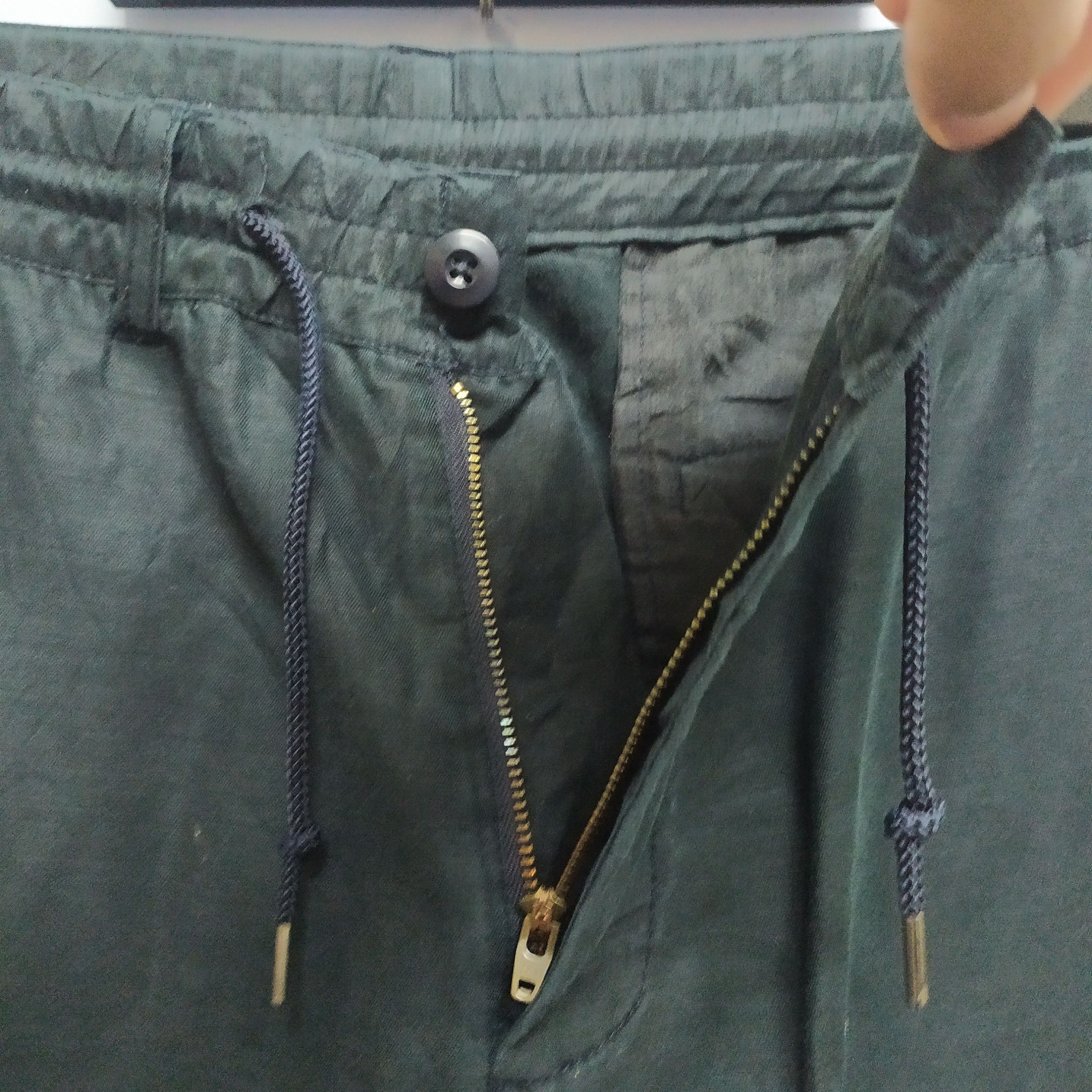 Japanese Brand PORT BRIDGE SPRING WAIST BLACK CARGO PANTS Size US 34 / EU 50 - 16 Thumbnail