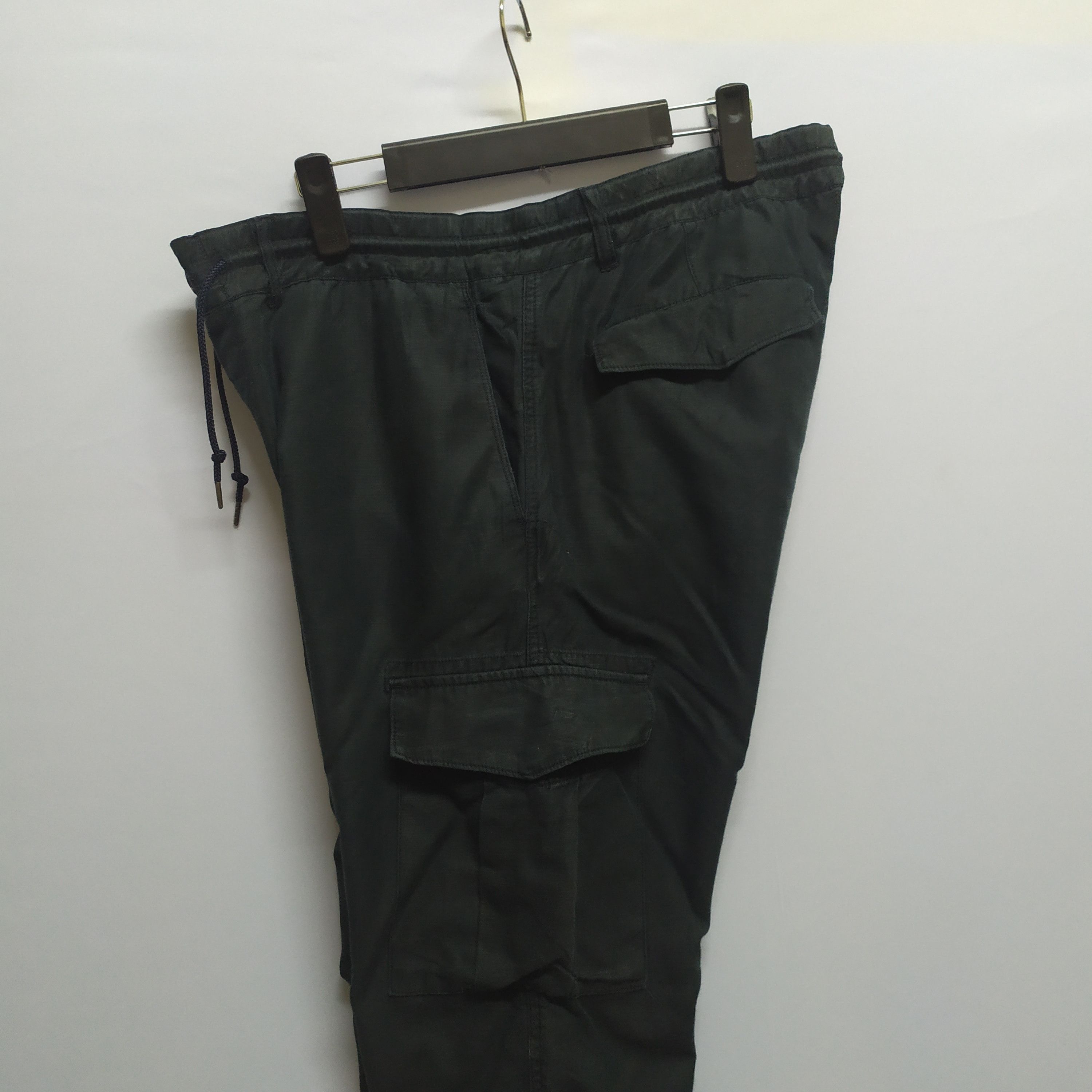 Japanese Brand PORT BRIDGE SPRING WAIST BLACK CARGO PANTS Size US 34 / EU 50 - 9 Thumbnail