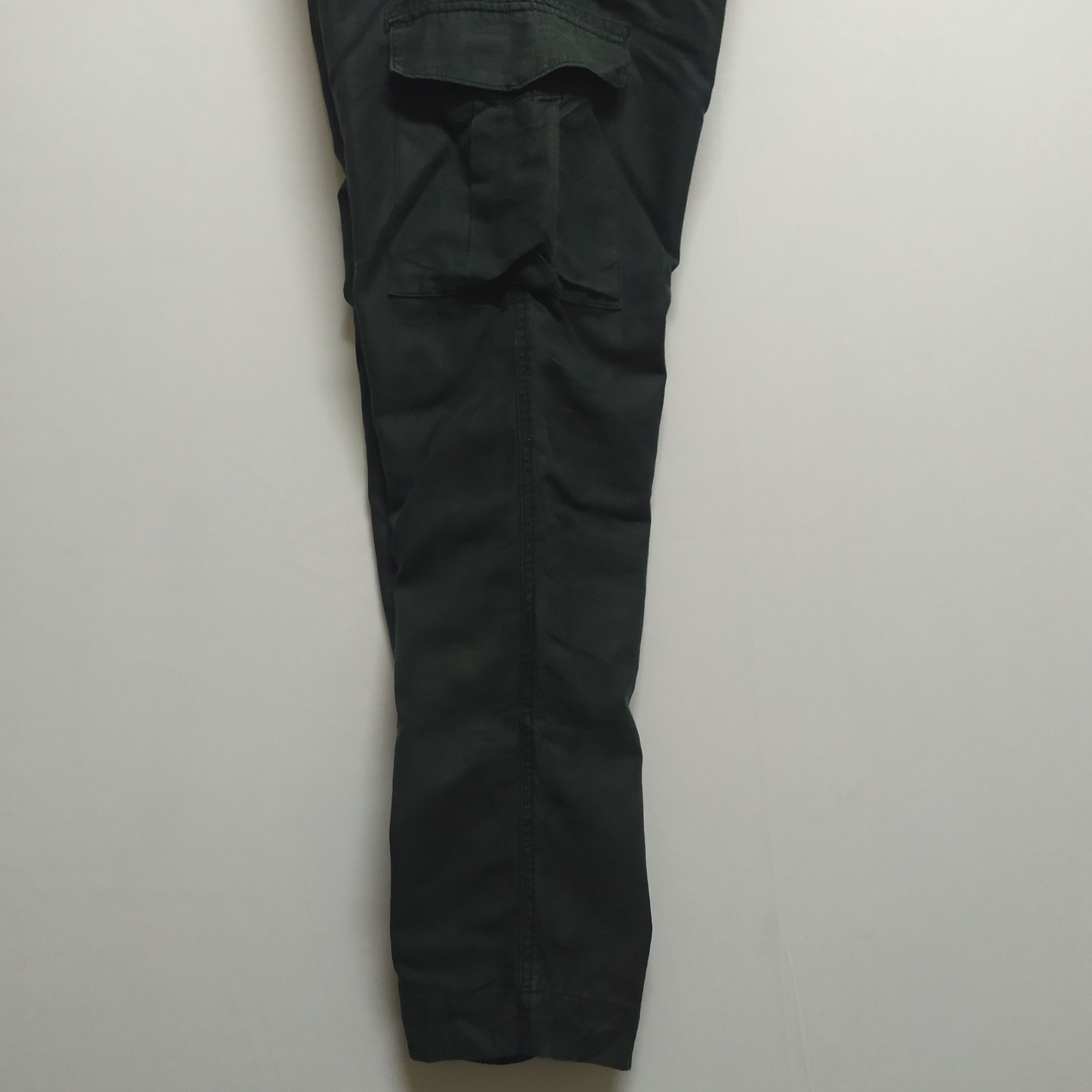 Japanese Brand PORT BRIDGE SPRING WAIST BLACK CARGO PANTS Size US 34 / EU 50 - 8 Thumbnail