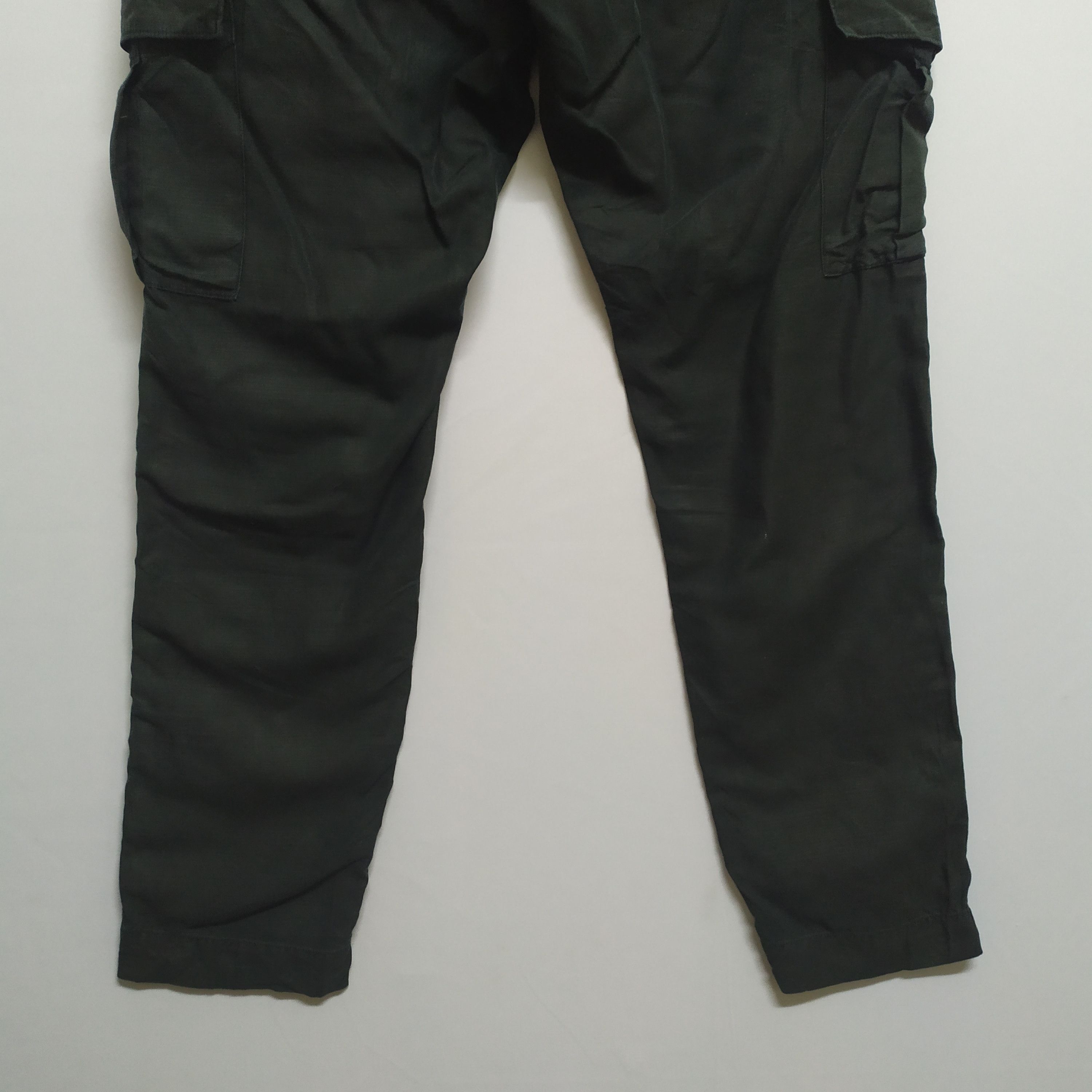 Japanese Brand PORT BRIDGE SPRING WAIST BLACK CARGO PANTS Size US 34 / EU 50 - 11 Thumbnail